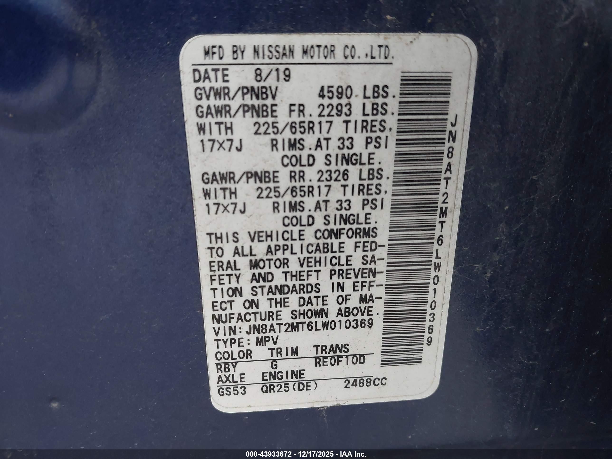 NISSAN ROGUE image 9