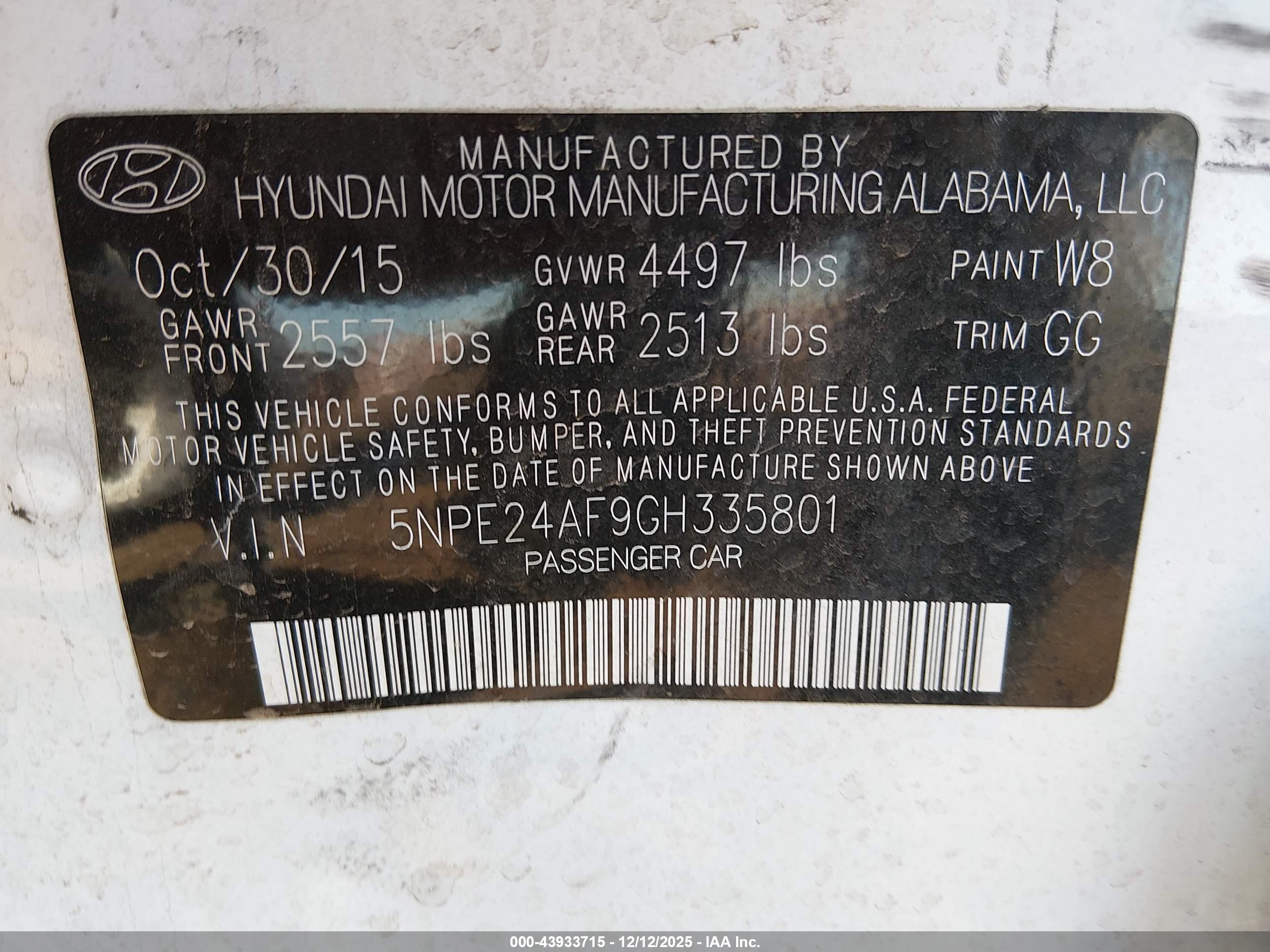 HYUNDAI SONATA image 9