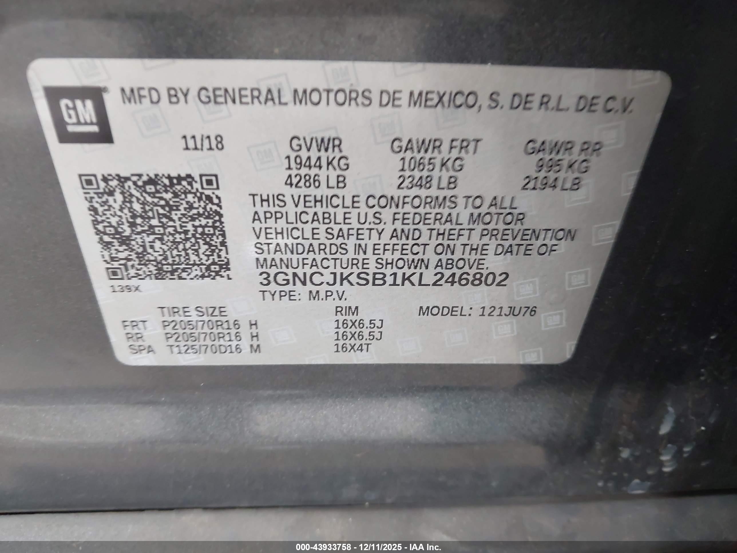 CHEVROLET TRAX image 9