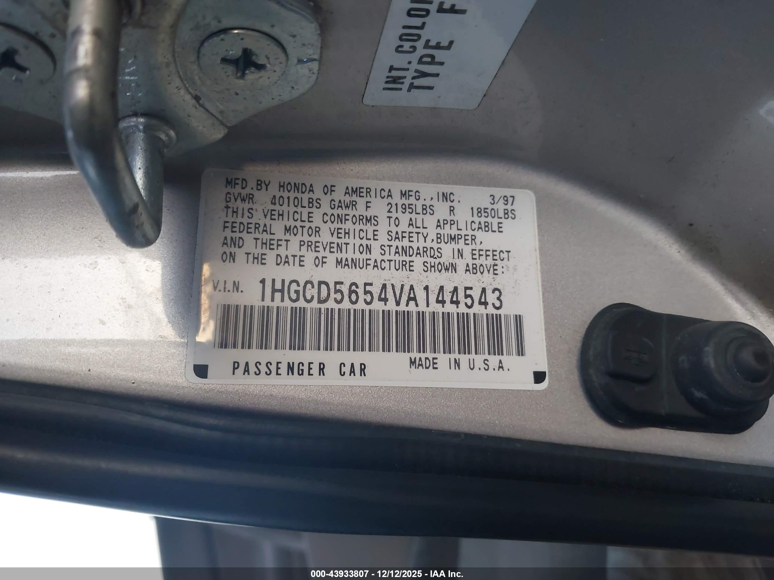 HONDA ACCORD image 9
