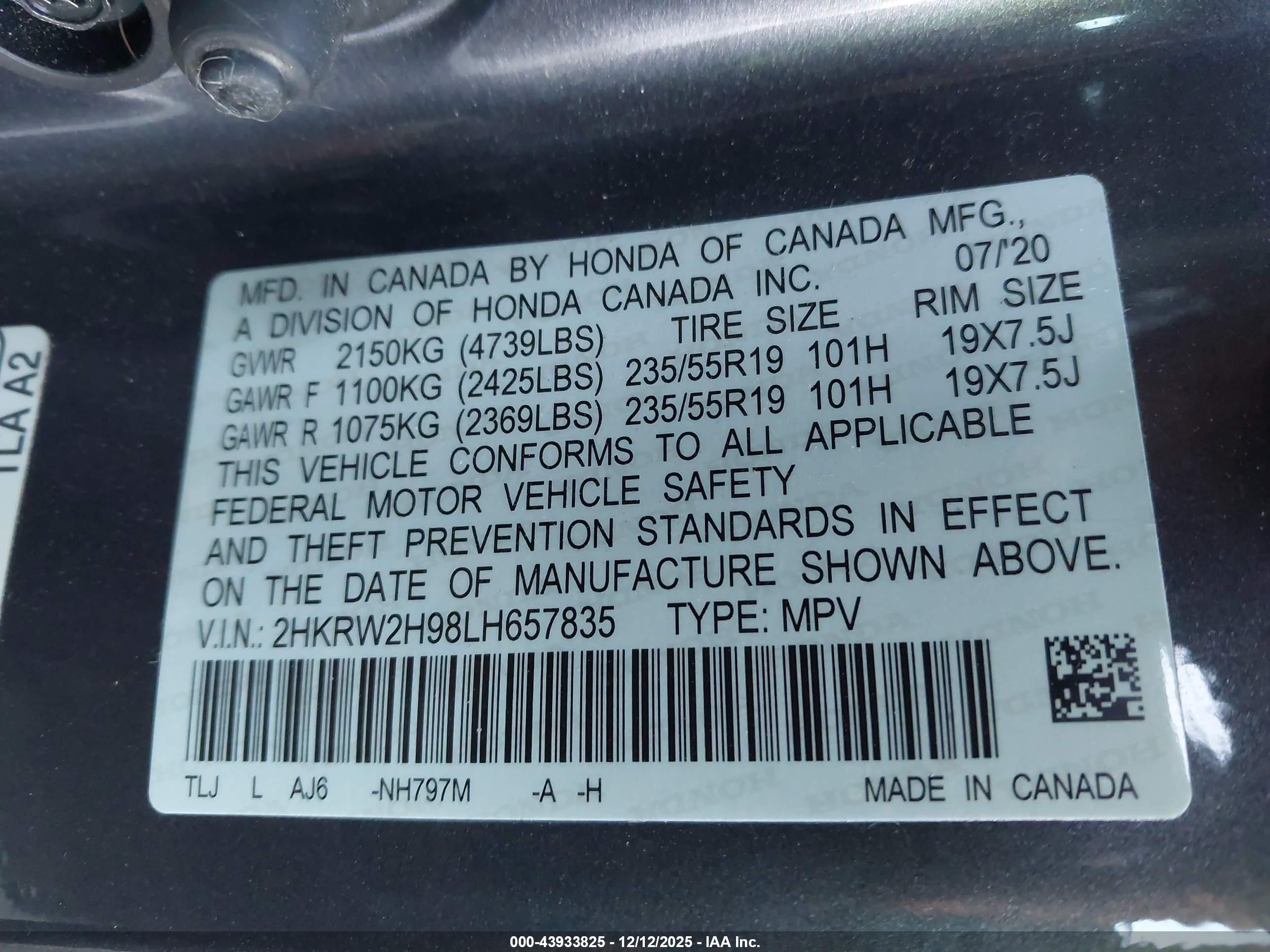 HONDA CR-V image 9