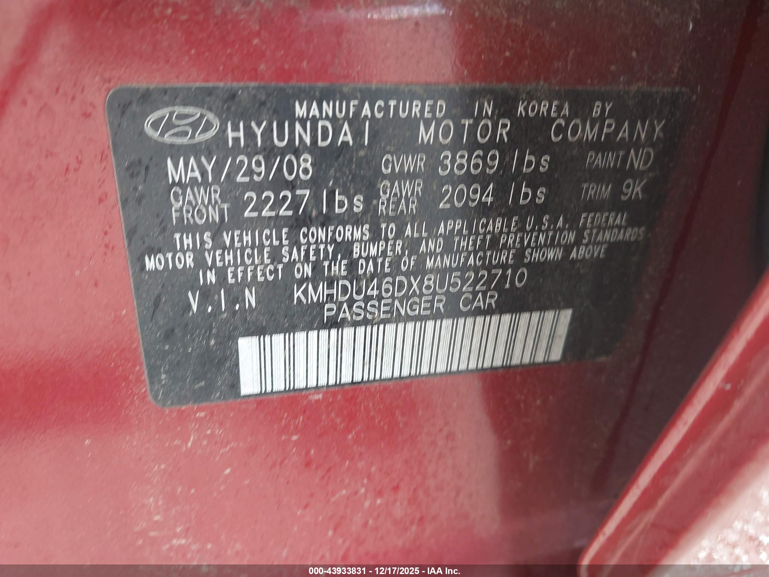 HYUNDAI ELANTRA image 9
