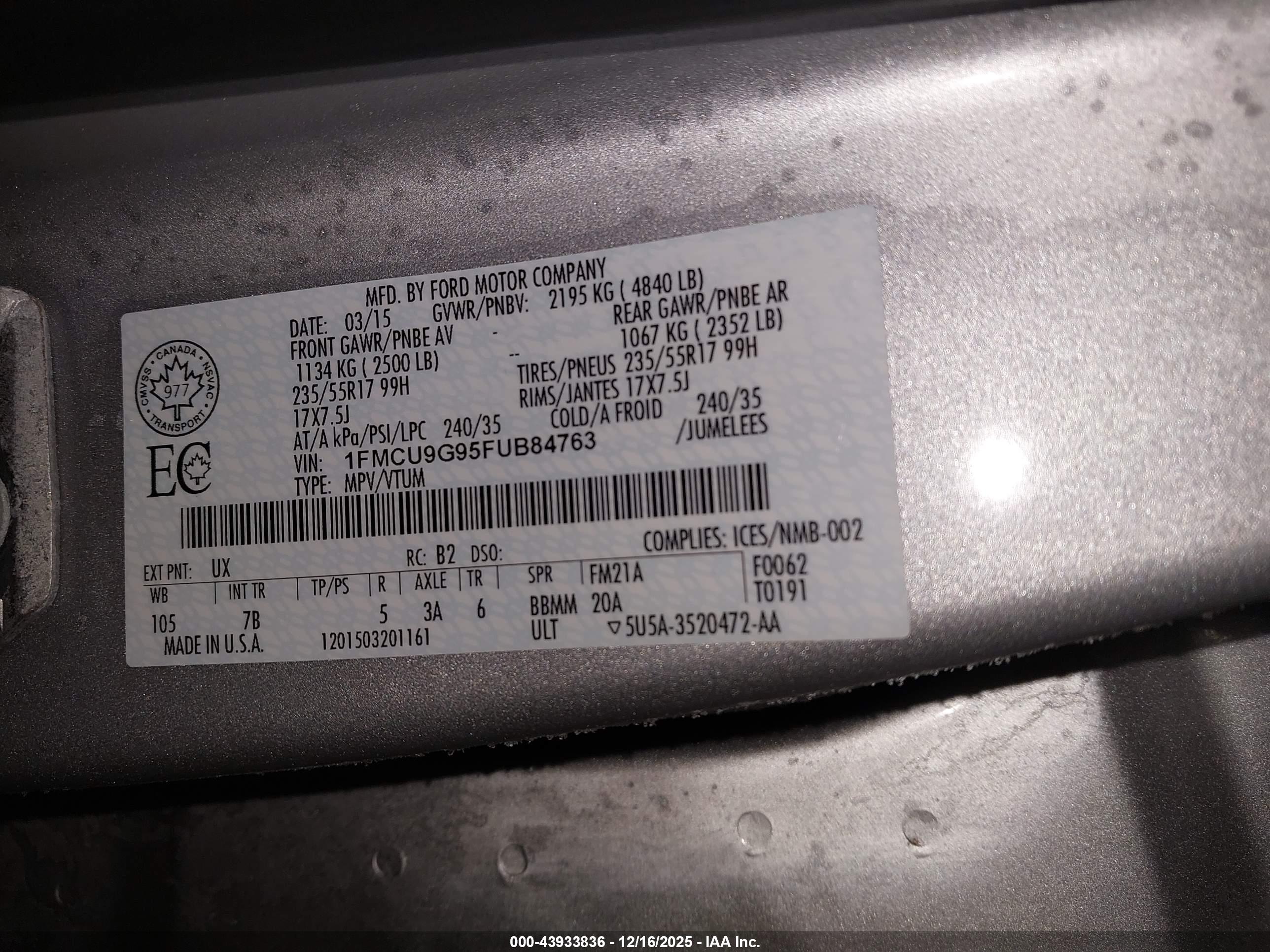 FORD ESCAPE image 9