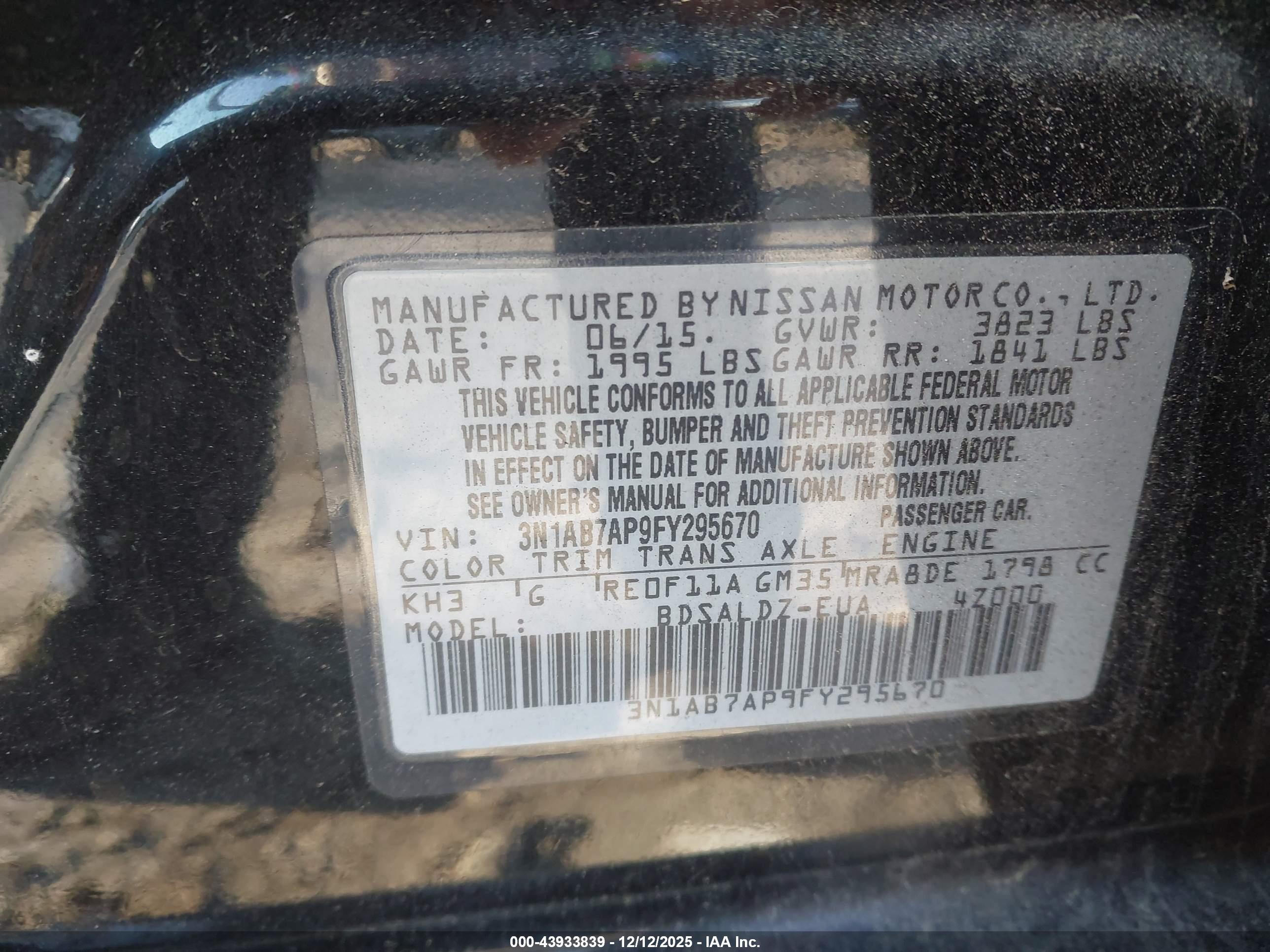 NISSAN SENTRA image 9