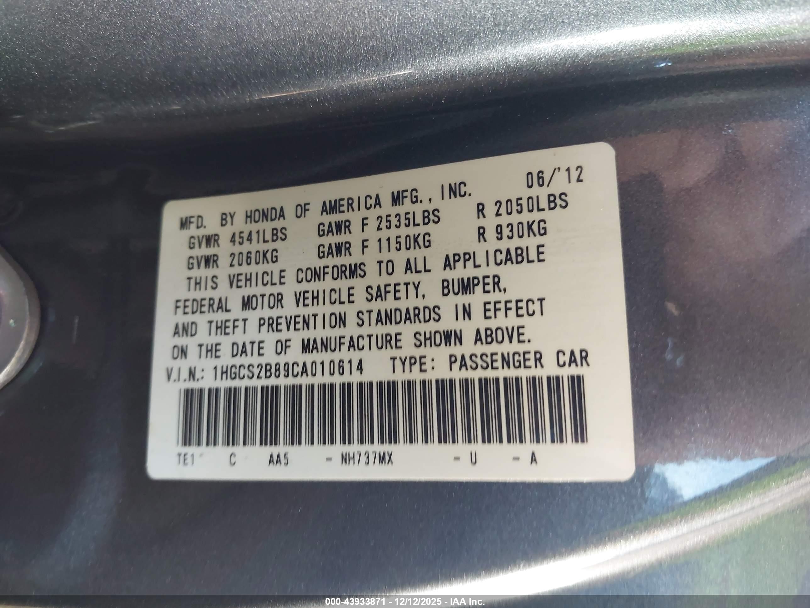 HONDA ACCORD image 9