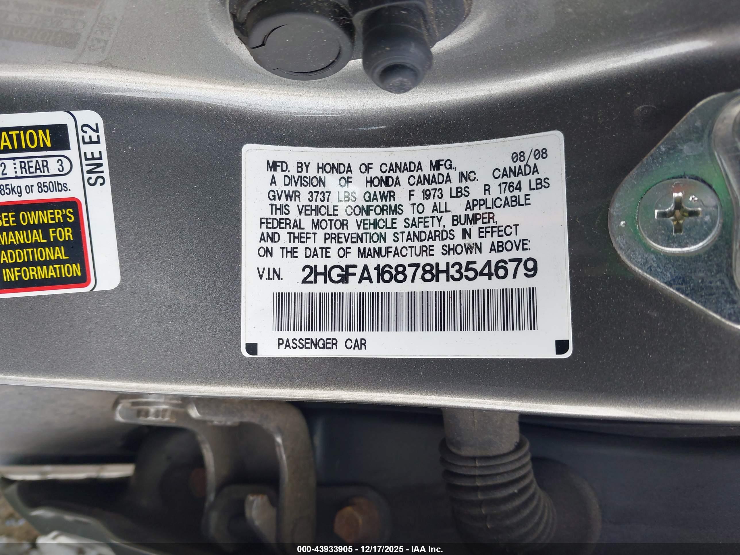 HONDA CIVIC image 9