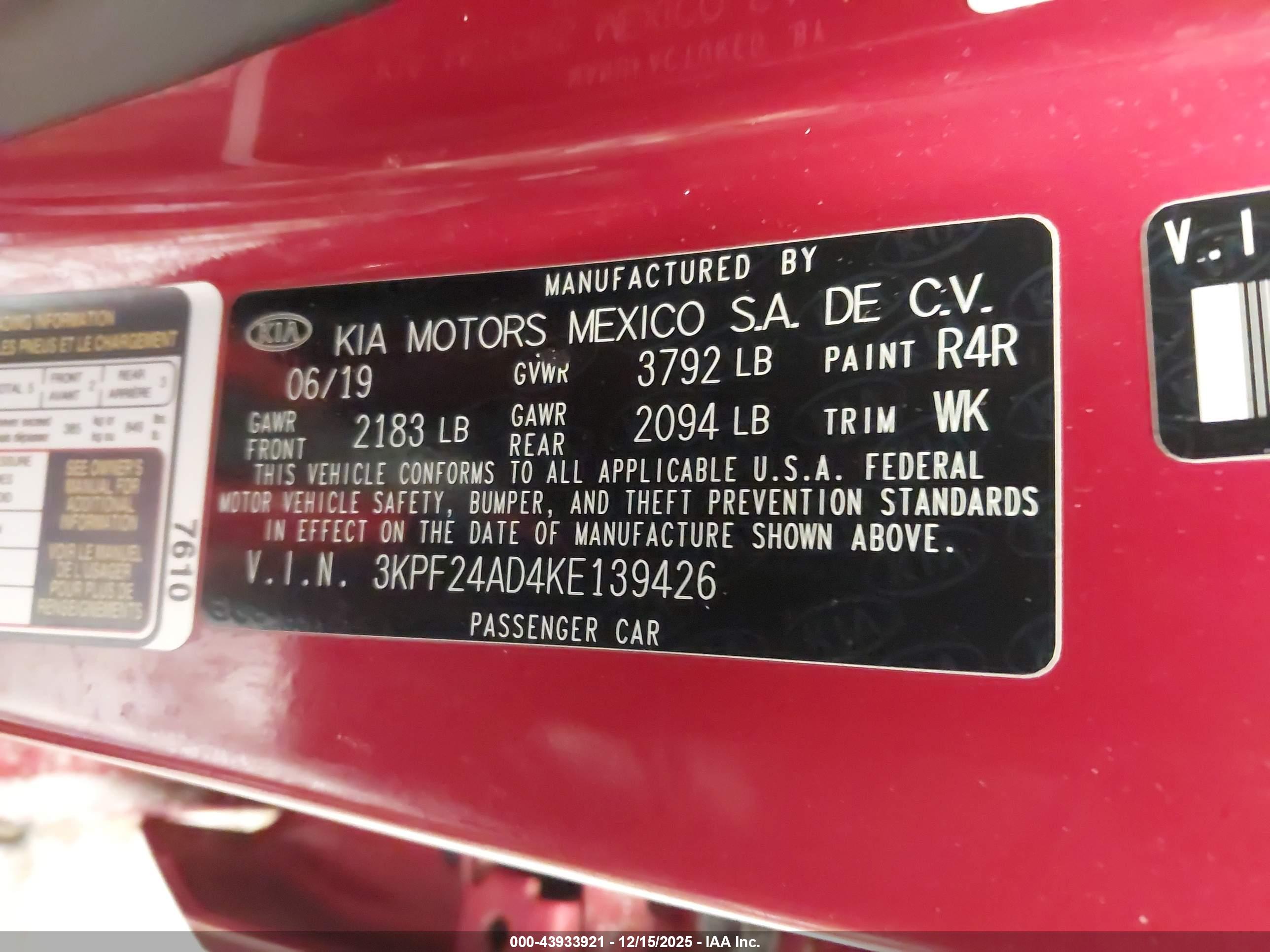 KIA FORTE image 9