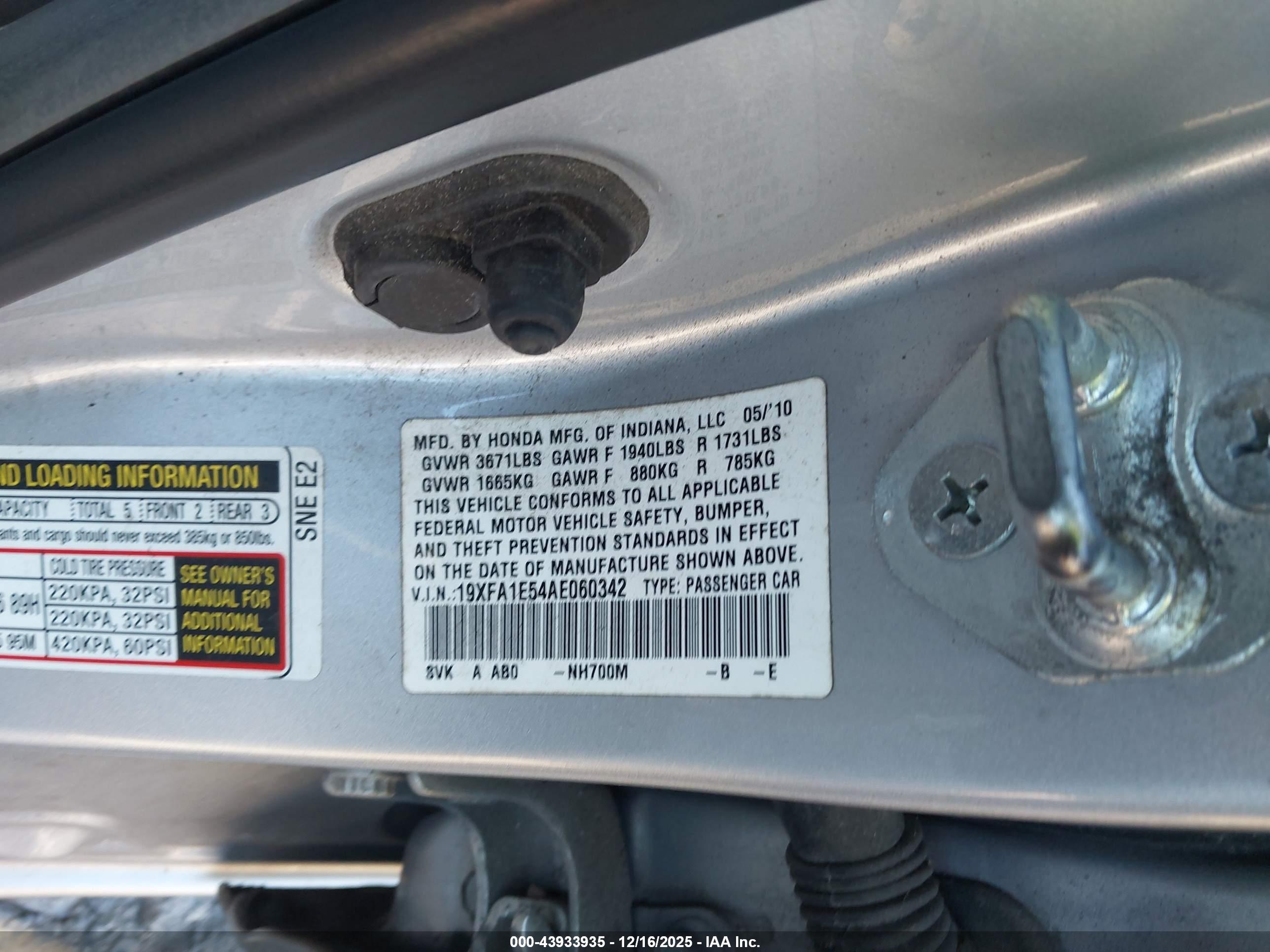 HONDA CIVIC image 9