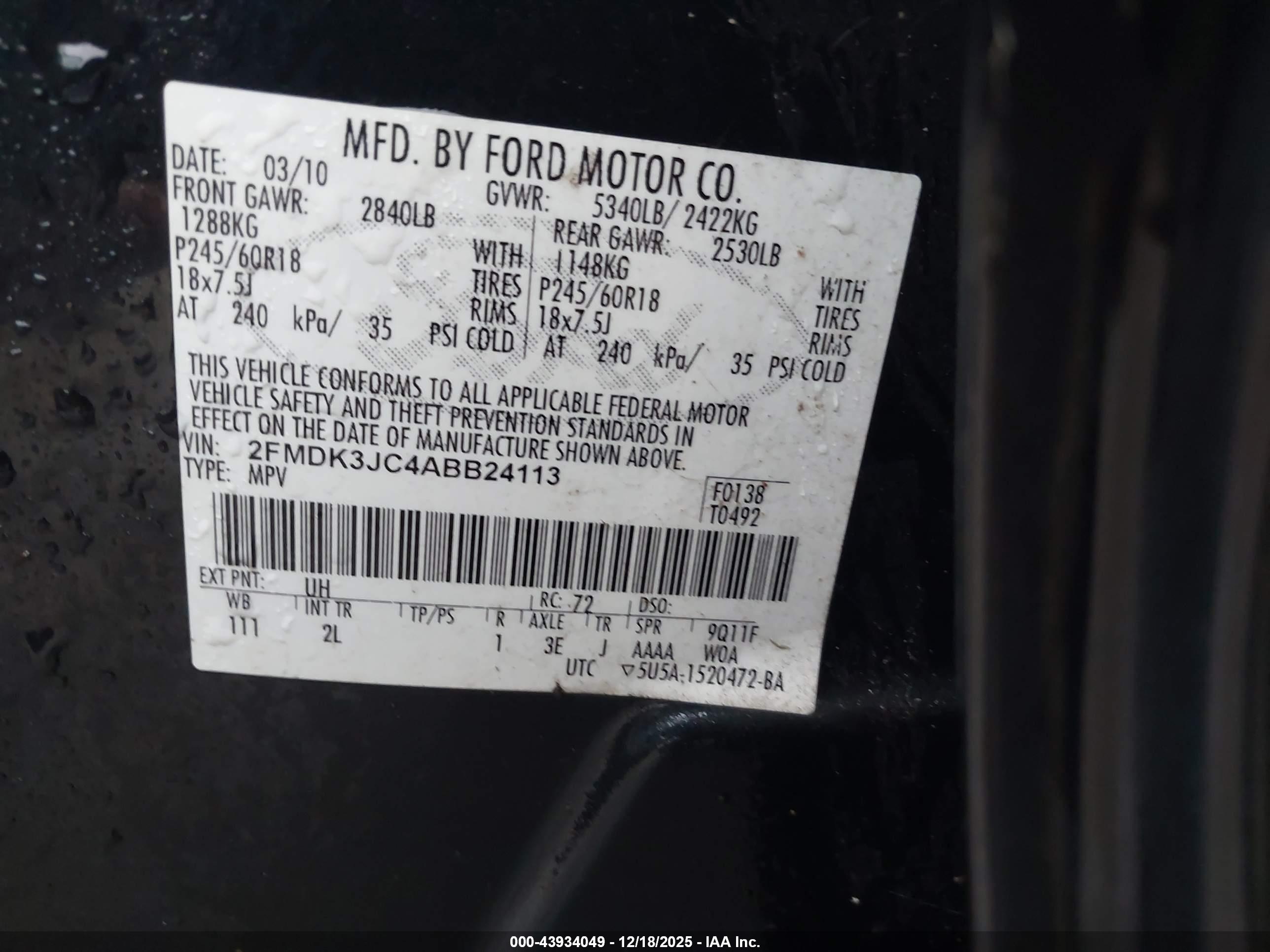 FORD EDGE image 9