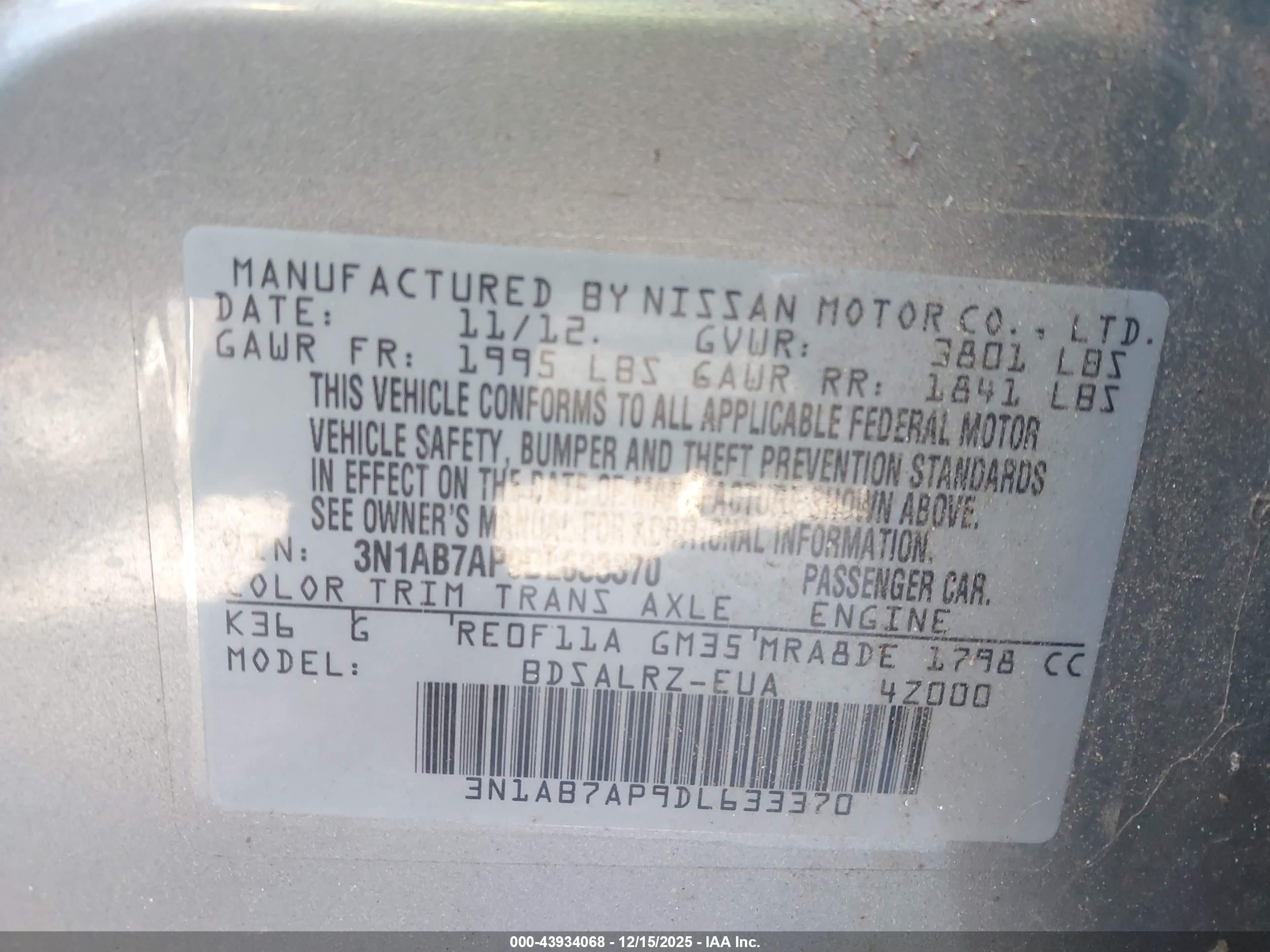 NISSAN SENTRA image 9