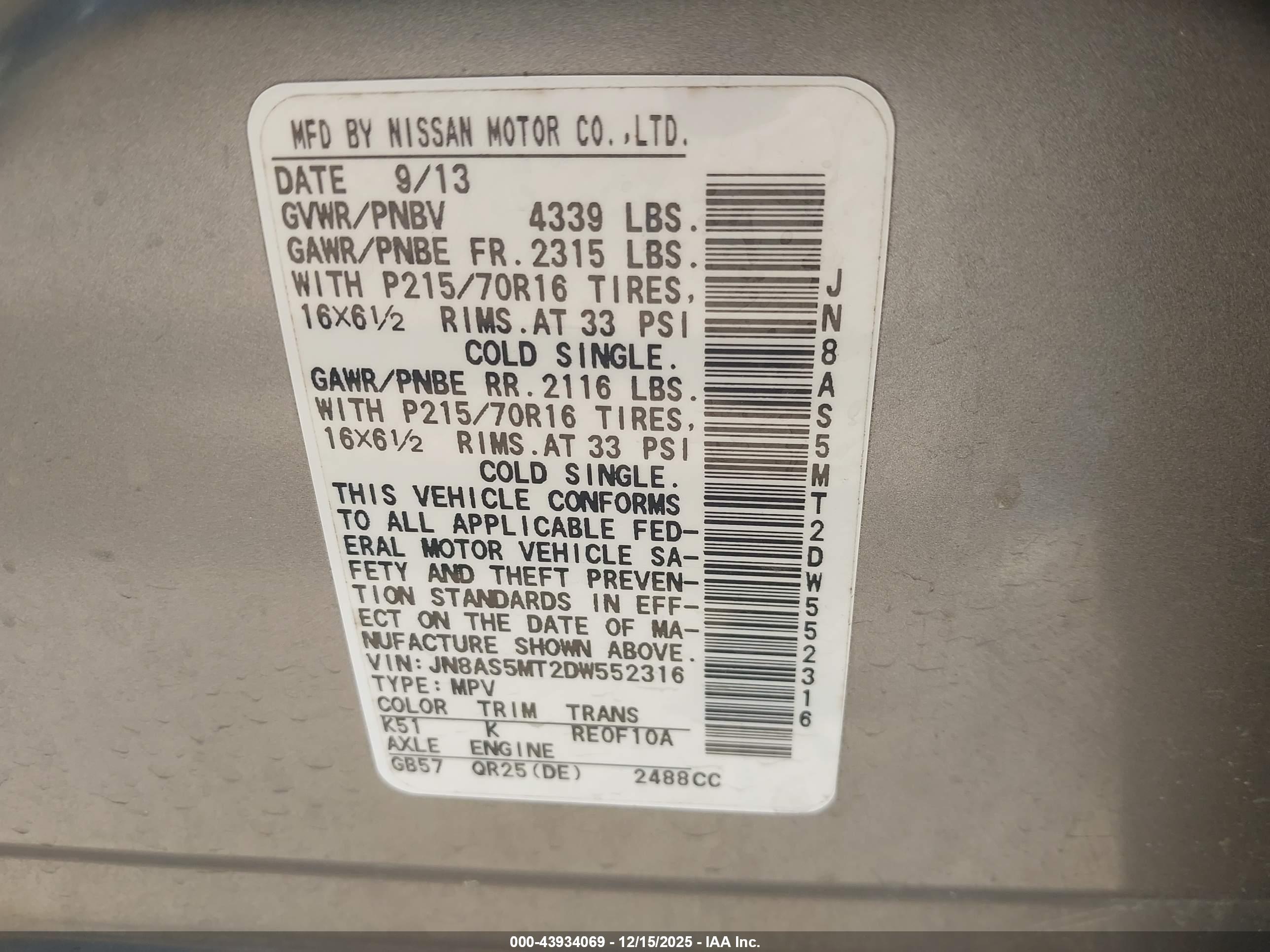 NISSAN ROGUE image 9