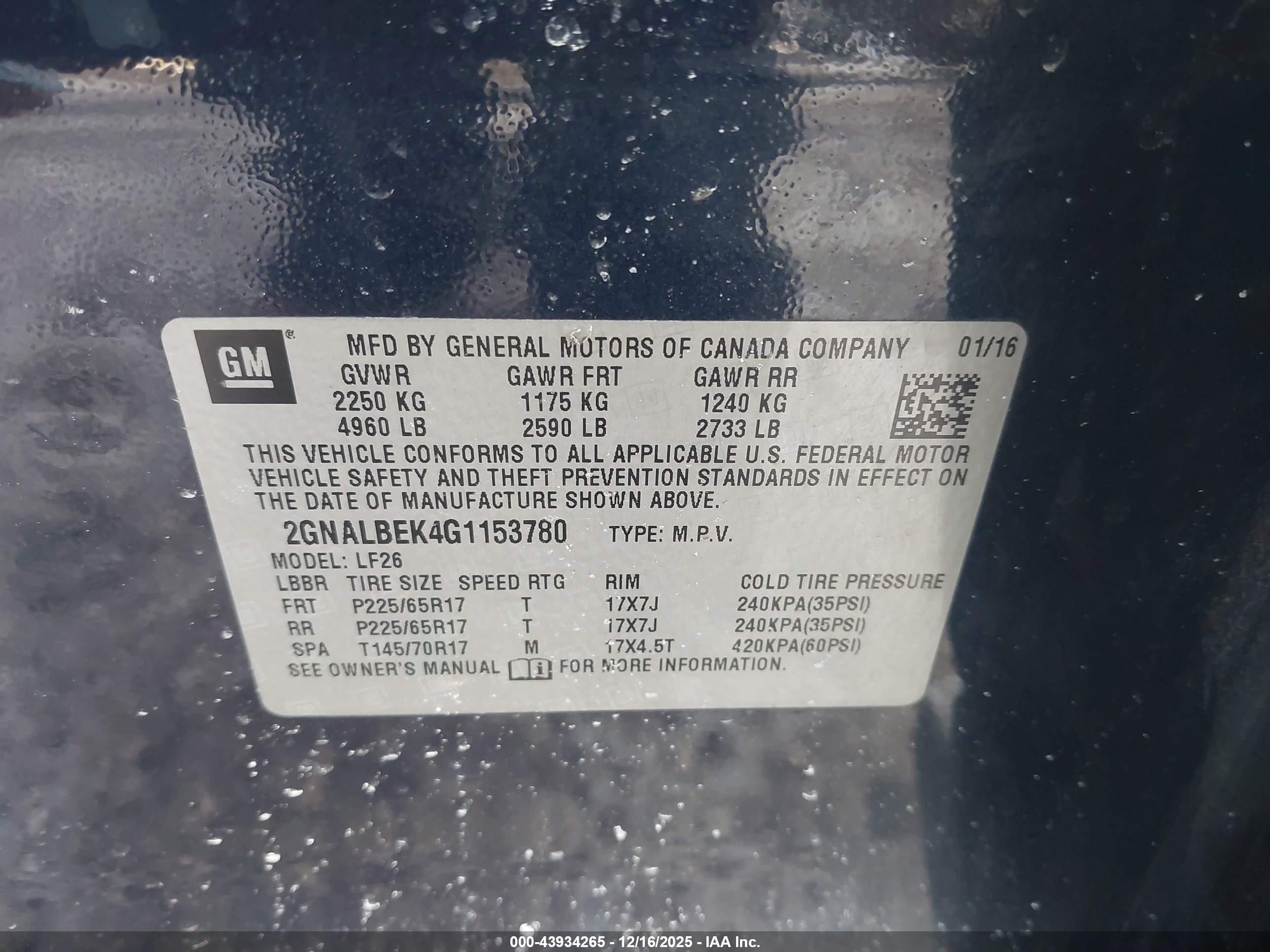 CHEVROLET EQUINOX image 9