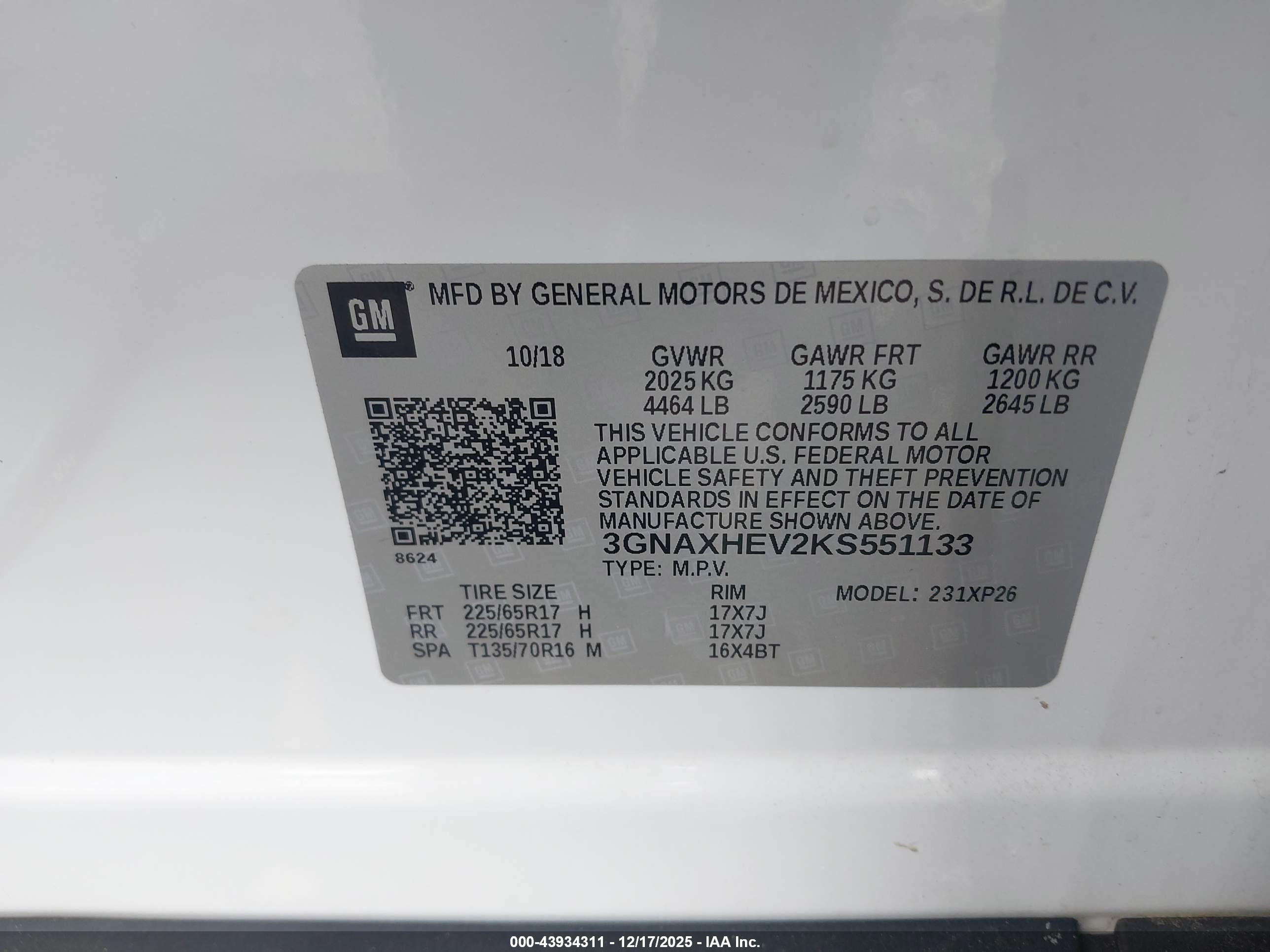 CHEVROLET EQUINOX image 9