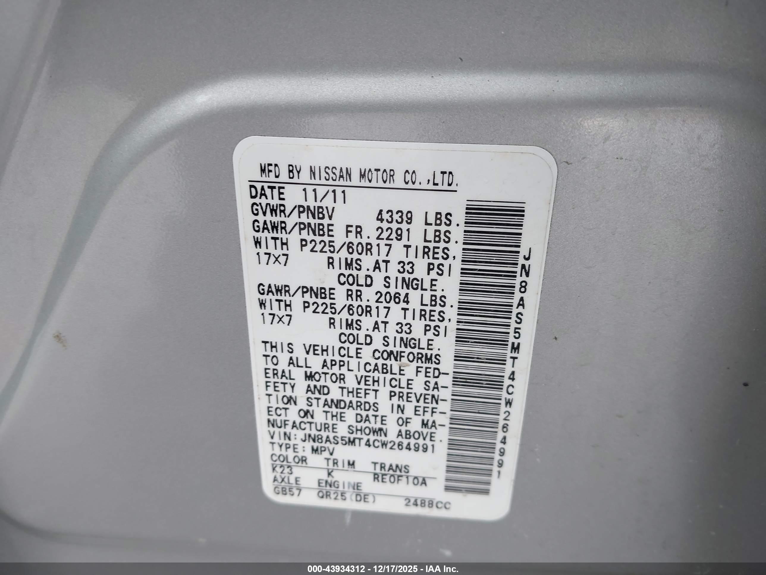 NISSAN ROGUE image 9