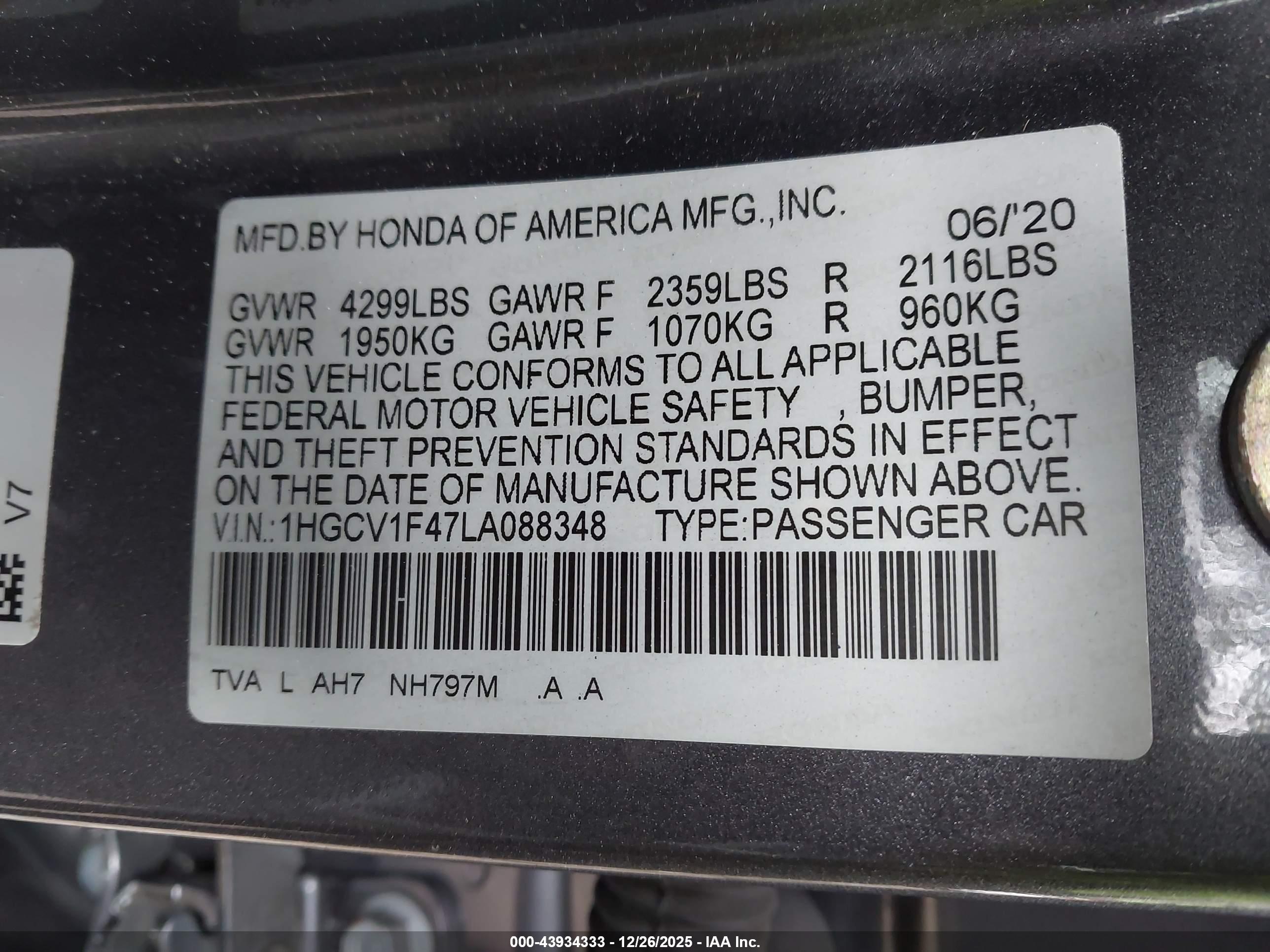 HONDA ACCORD image 9
