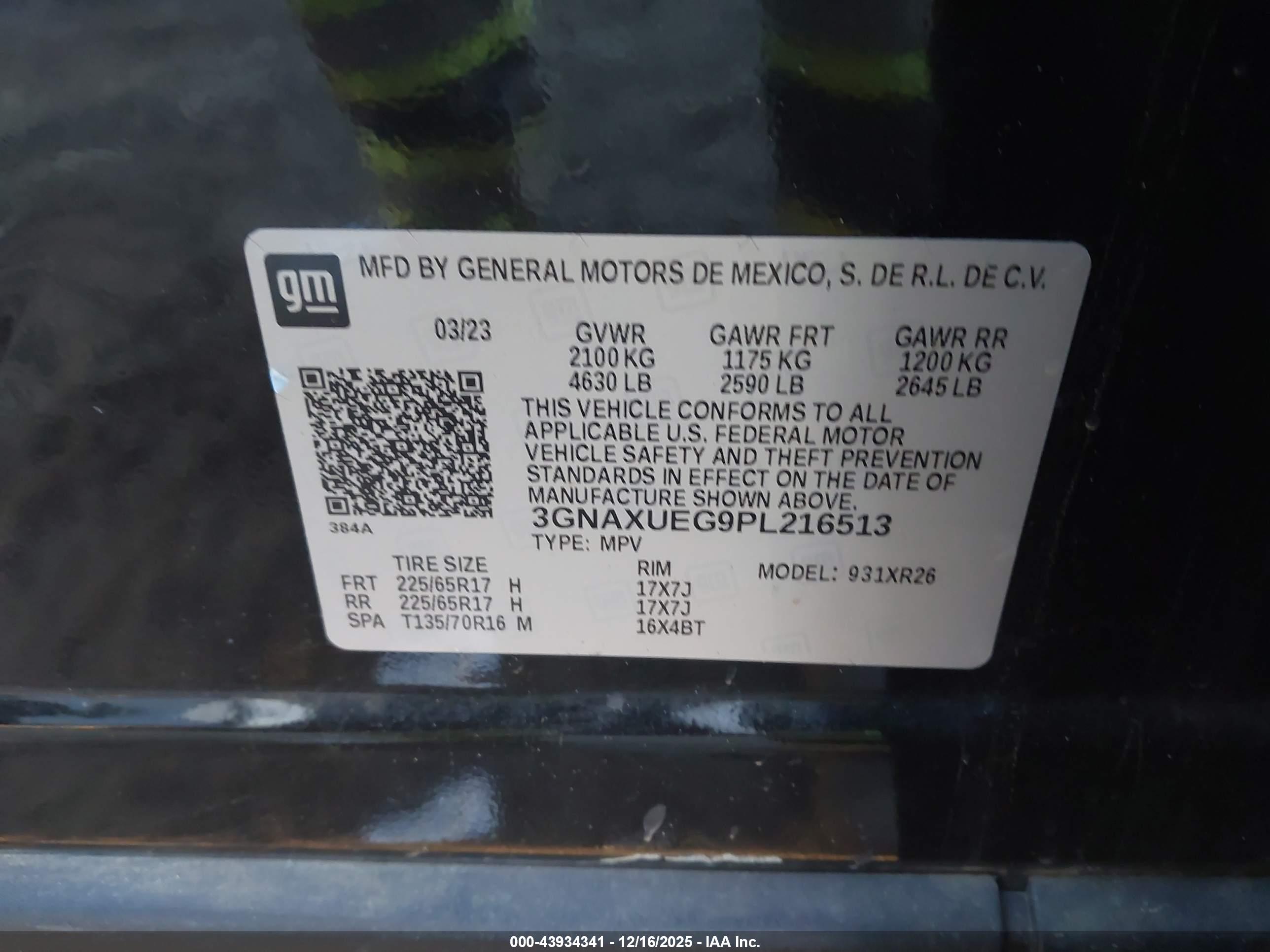 CHEVROLET EQUINOX image 9