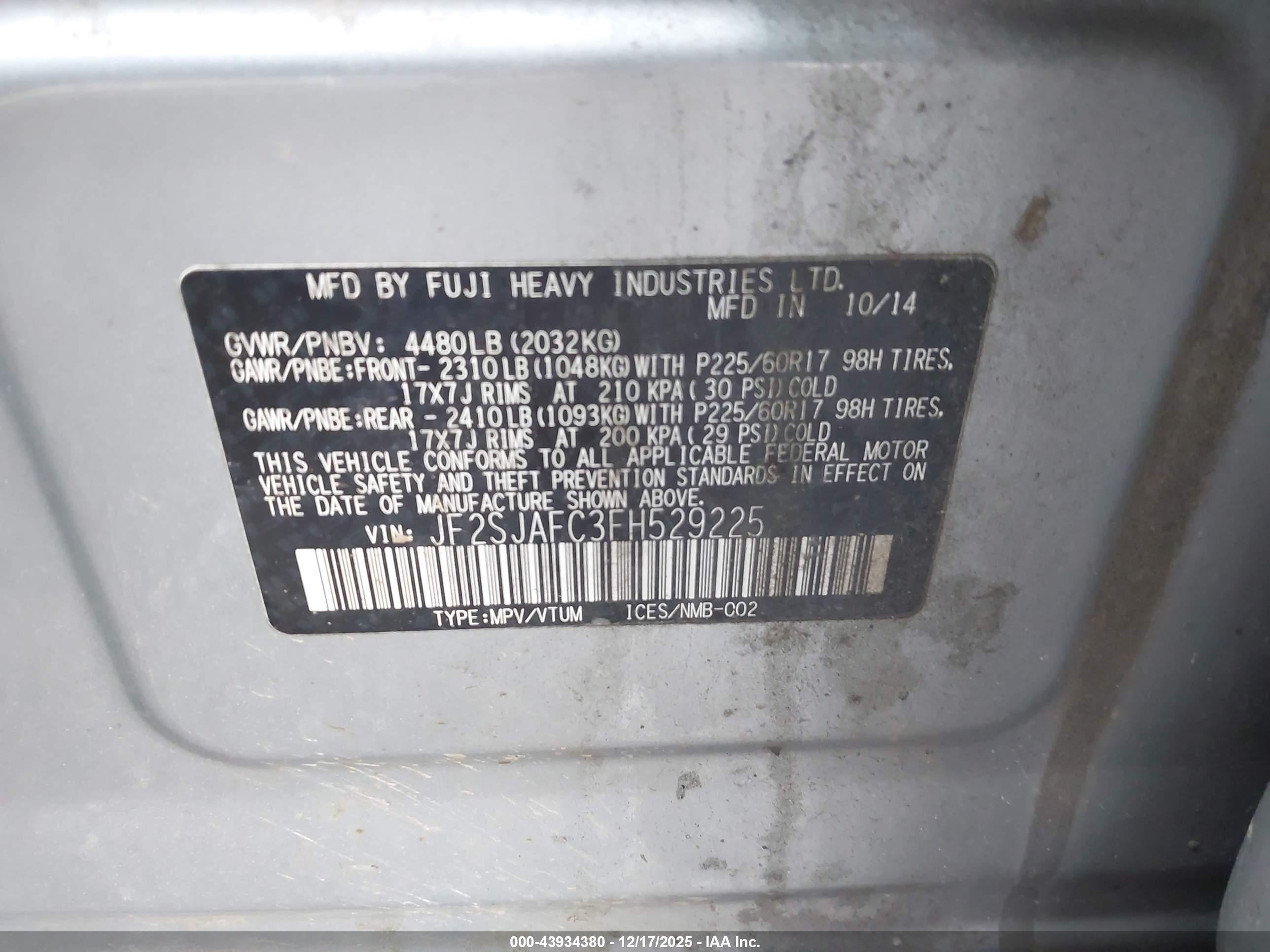 SUBARU FORESTER image 9