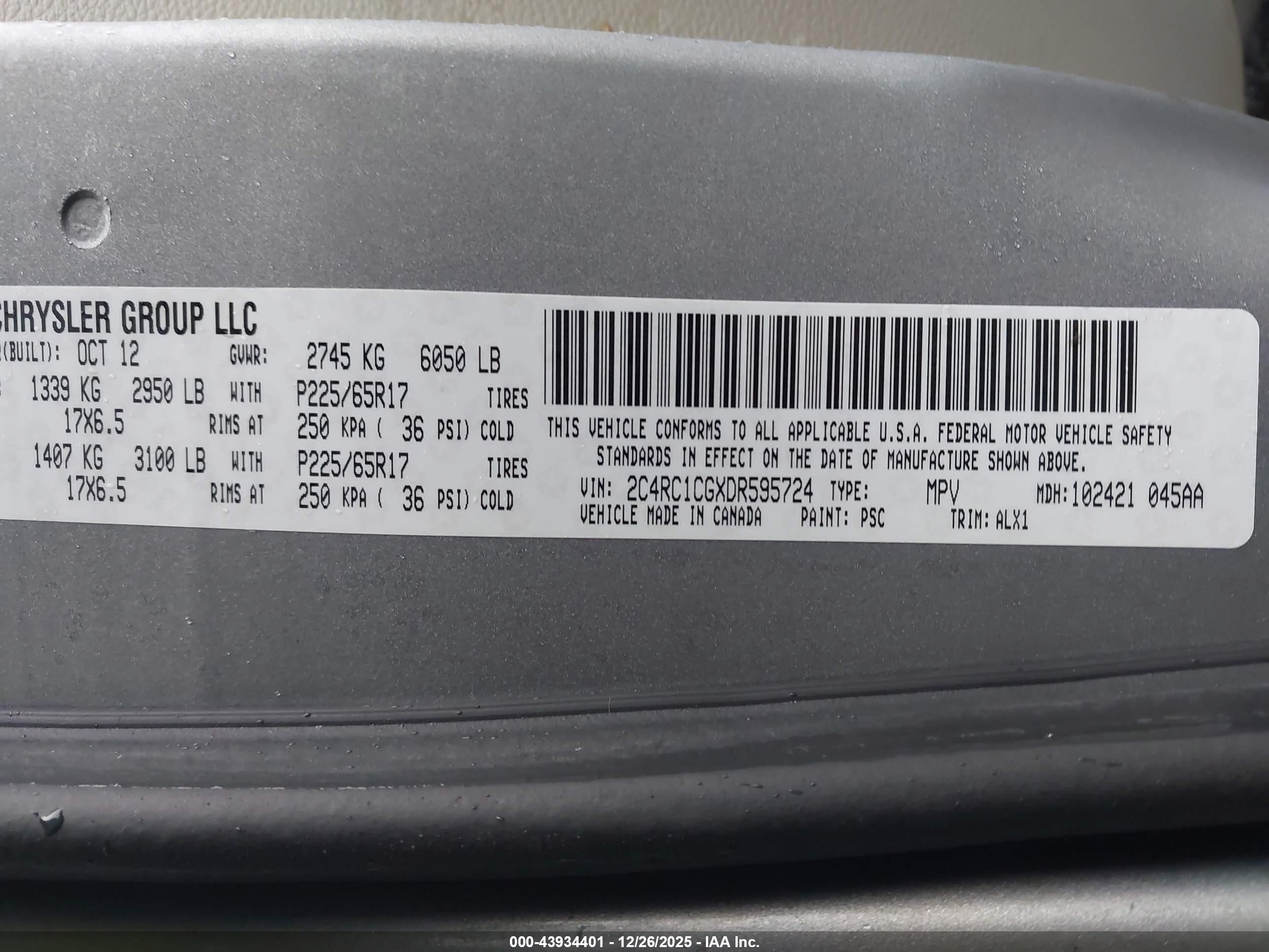 CHRYSLER TOWN image 9