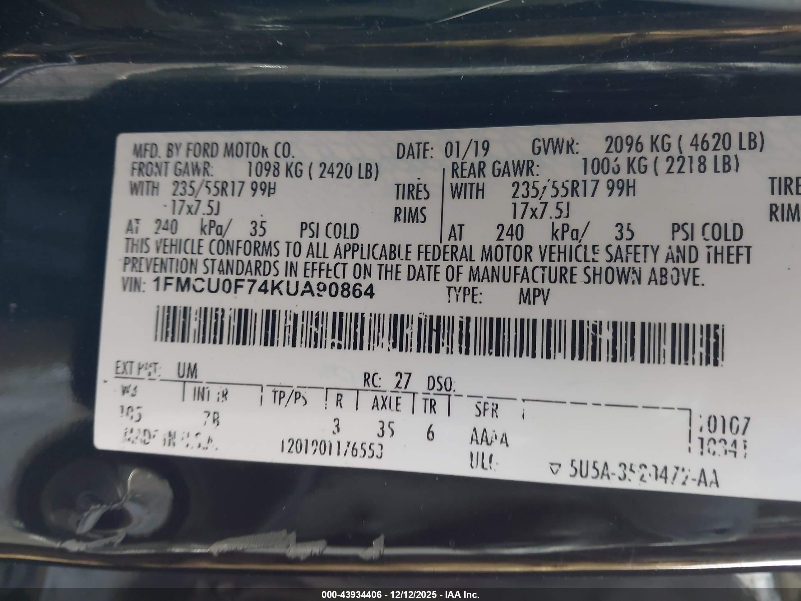 FORD ESCAPE image 9