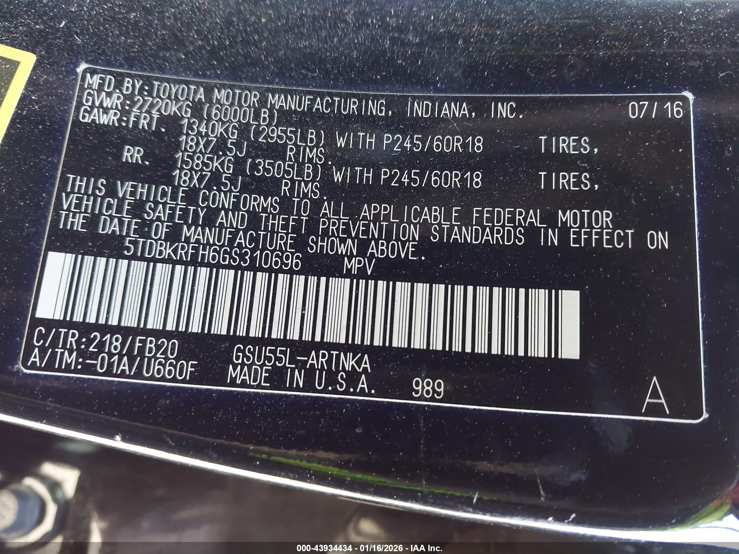 TOYOTA HIGHLANDER image 9