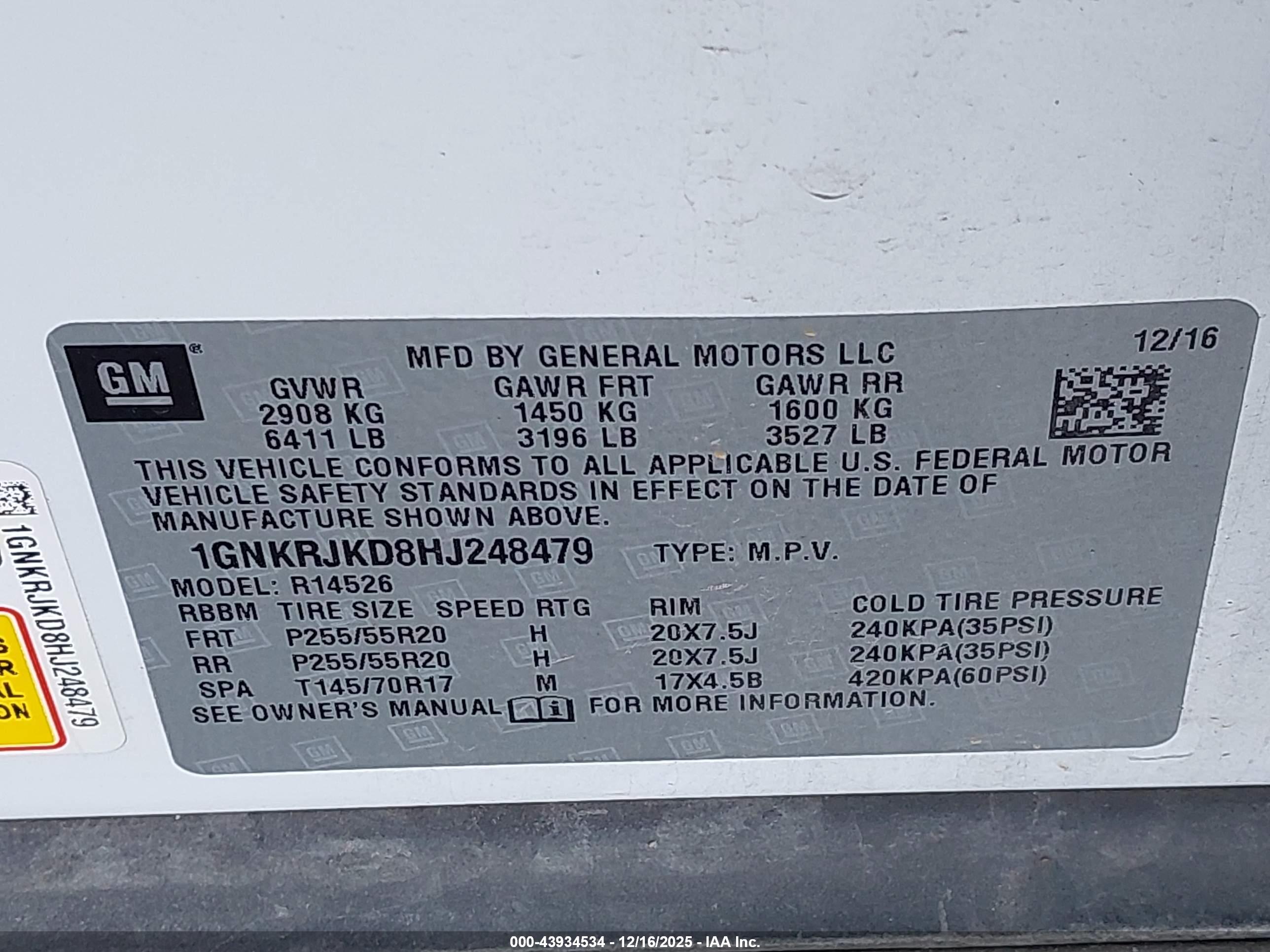CHEVROLET TRAVERSE image 9