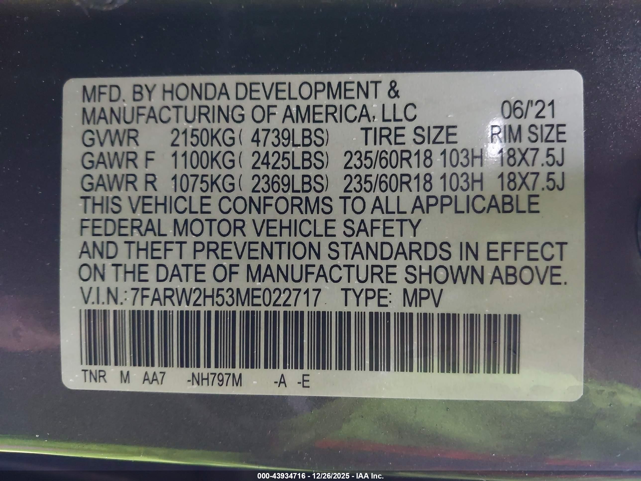 HONDA CR-V image 9