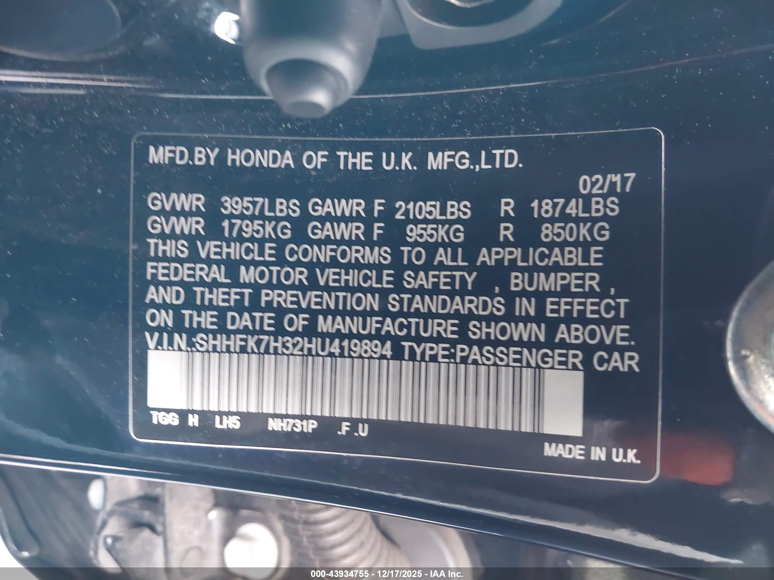 HONDA CIVIC image 9