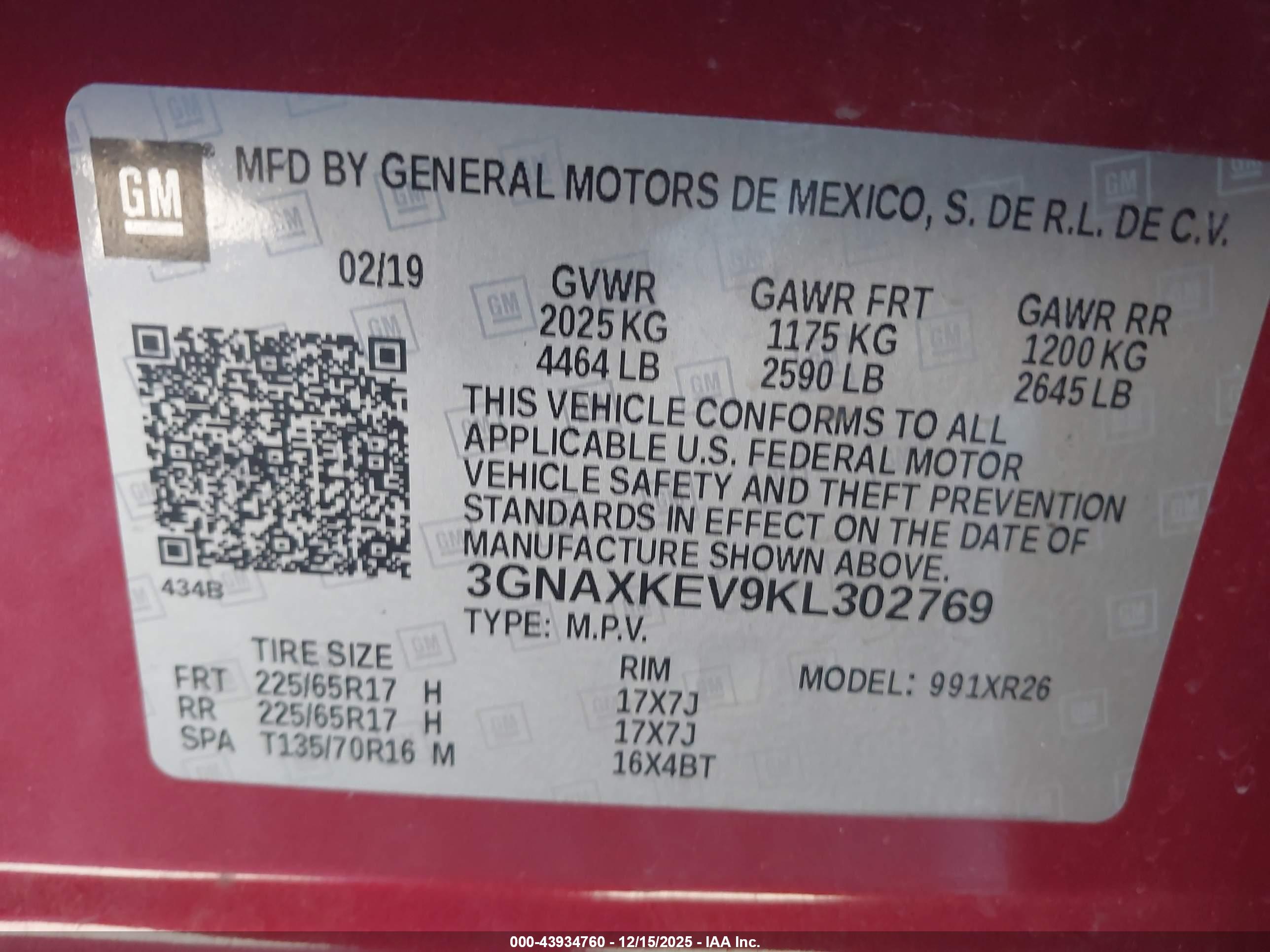 CHEVROLET EQUINOX image 9