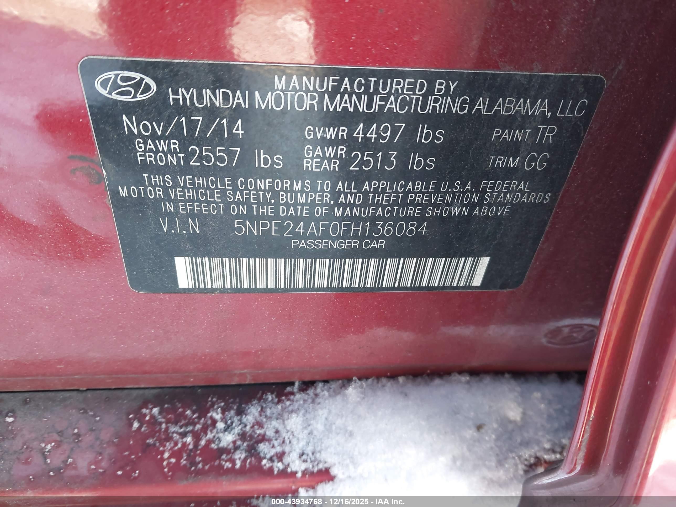 HYUNDAI SONATA image 9