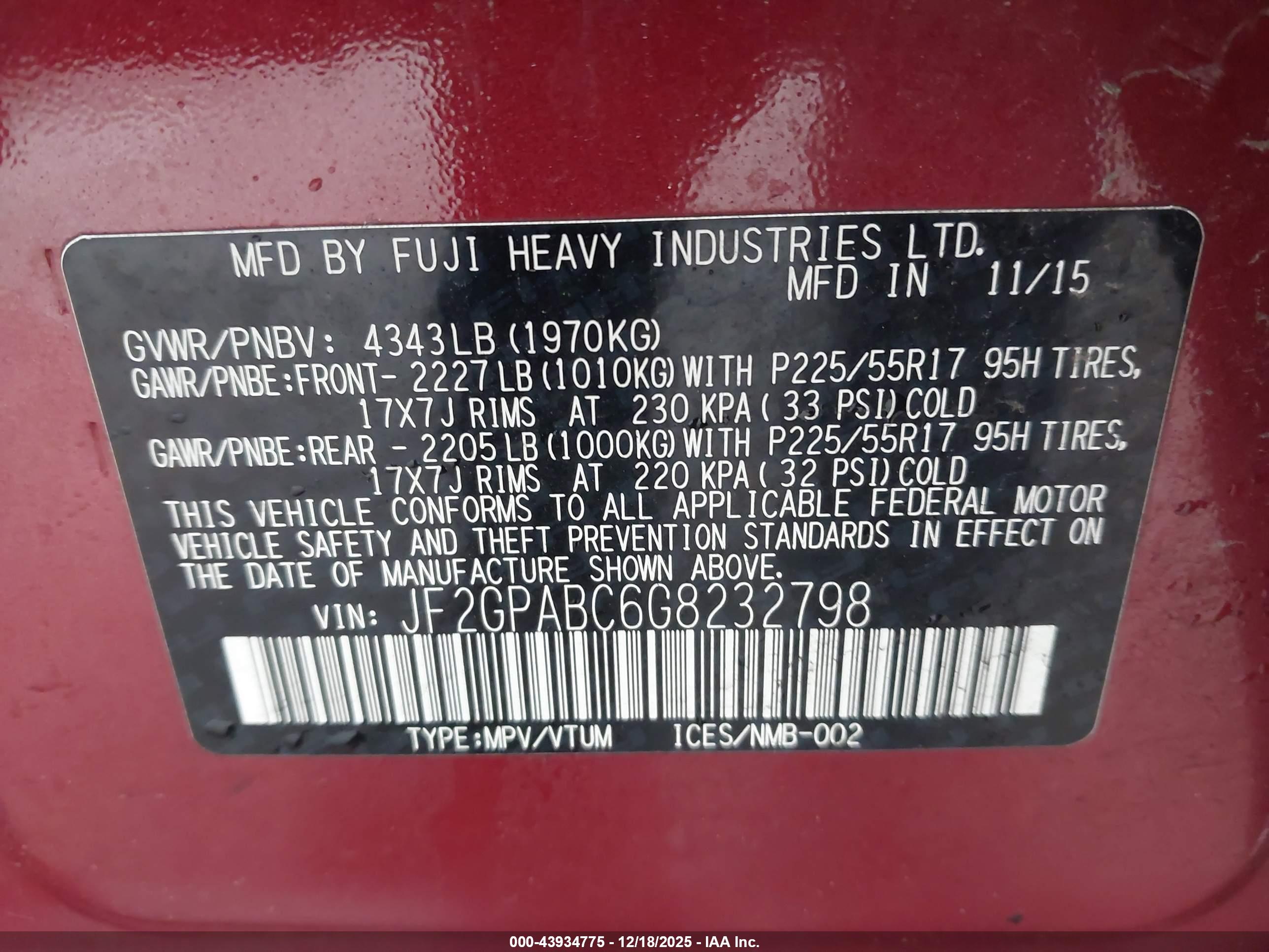 SUBARU CROSSTREK image 9