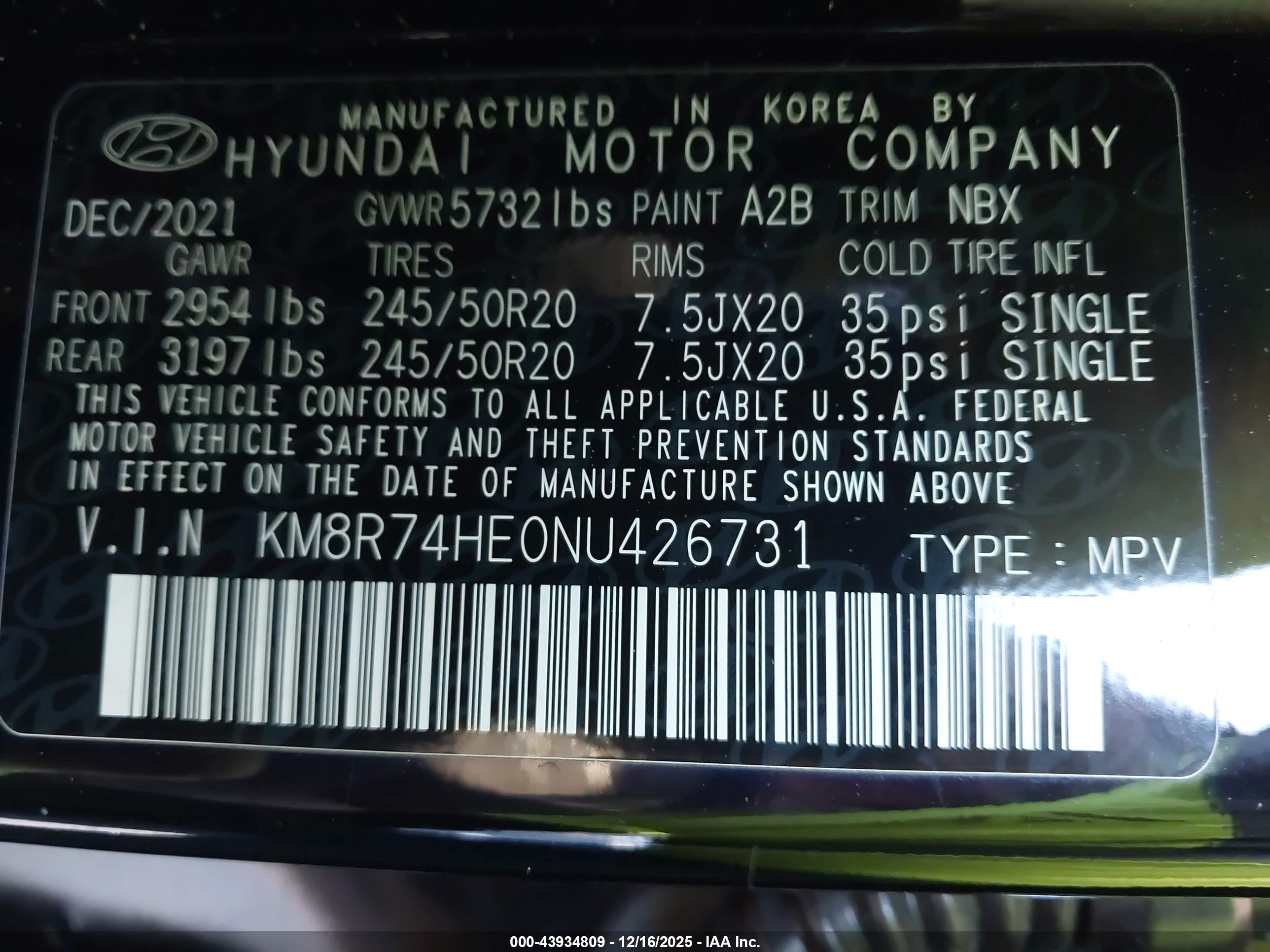 HYUNDAI PALISADE image 9