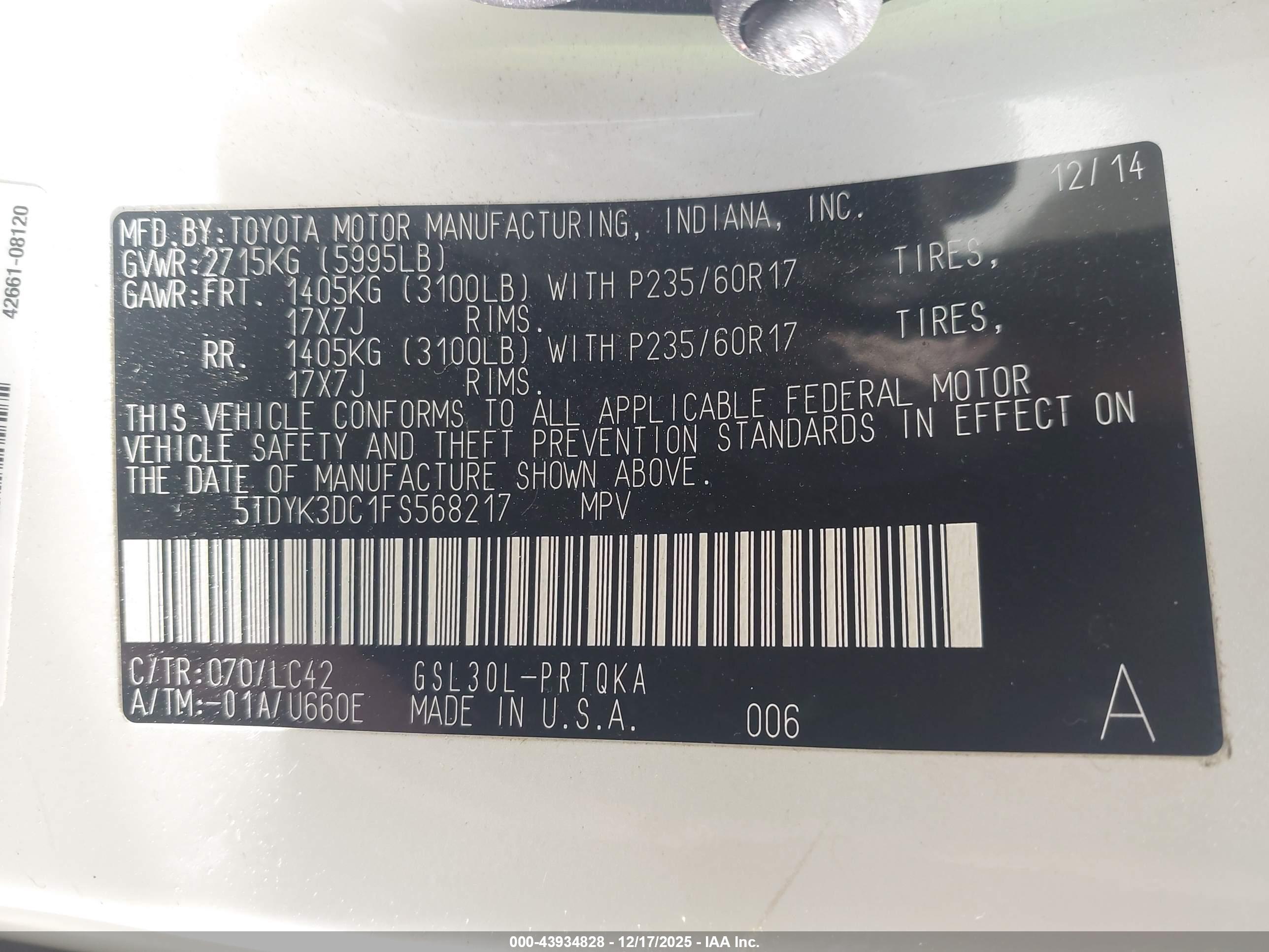 TOYOTA SIENNA image 9