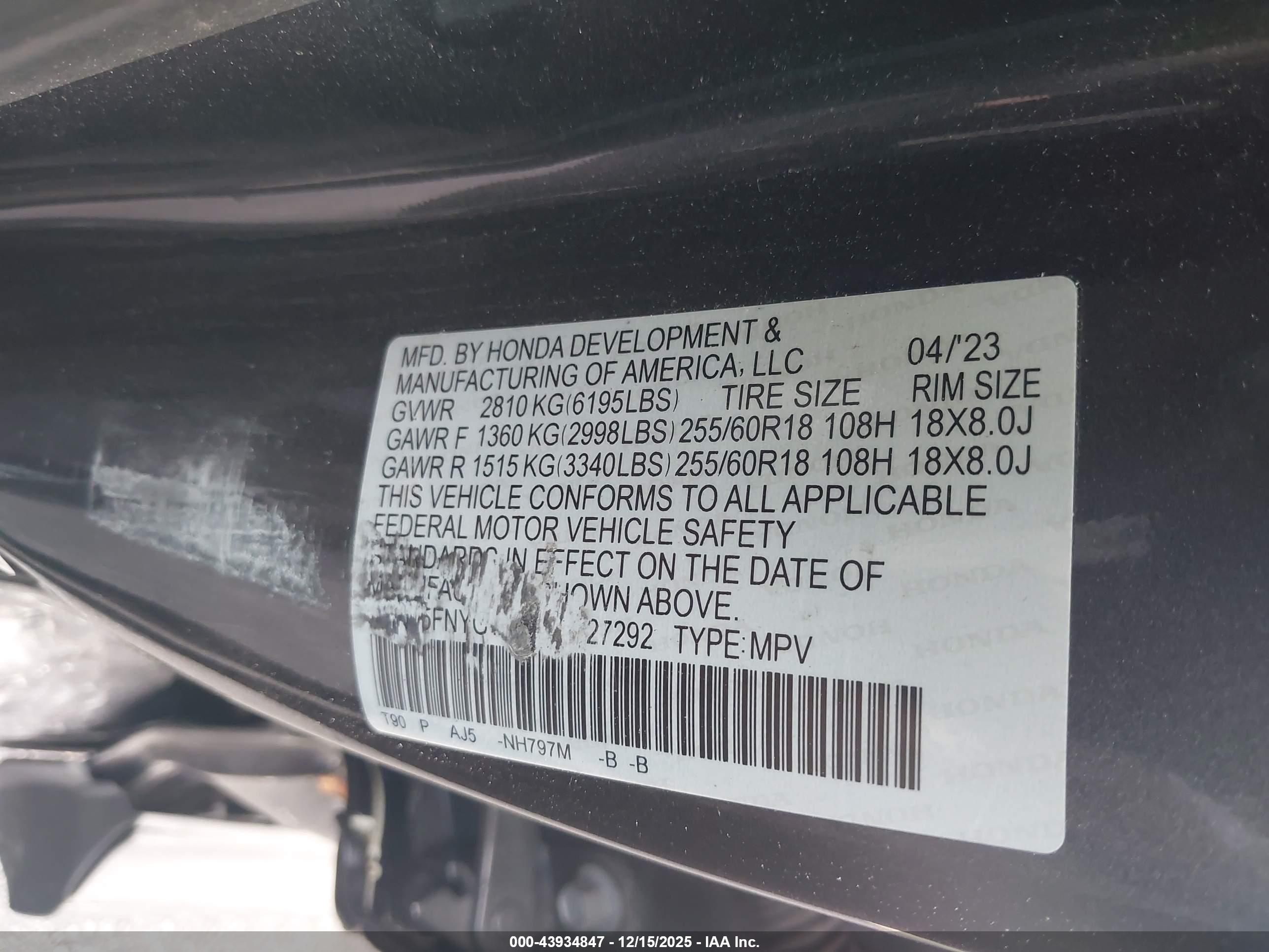 HONDA PILOT image 9
