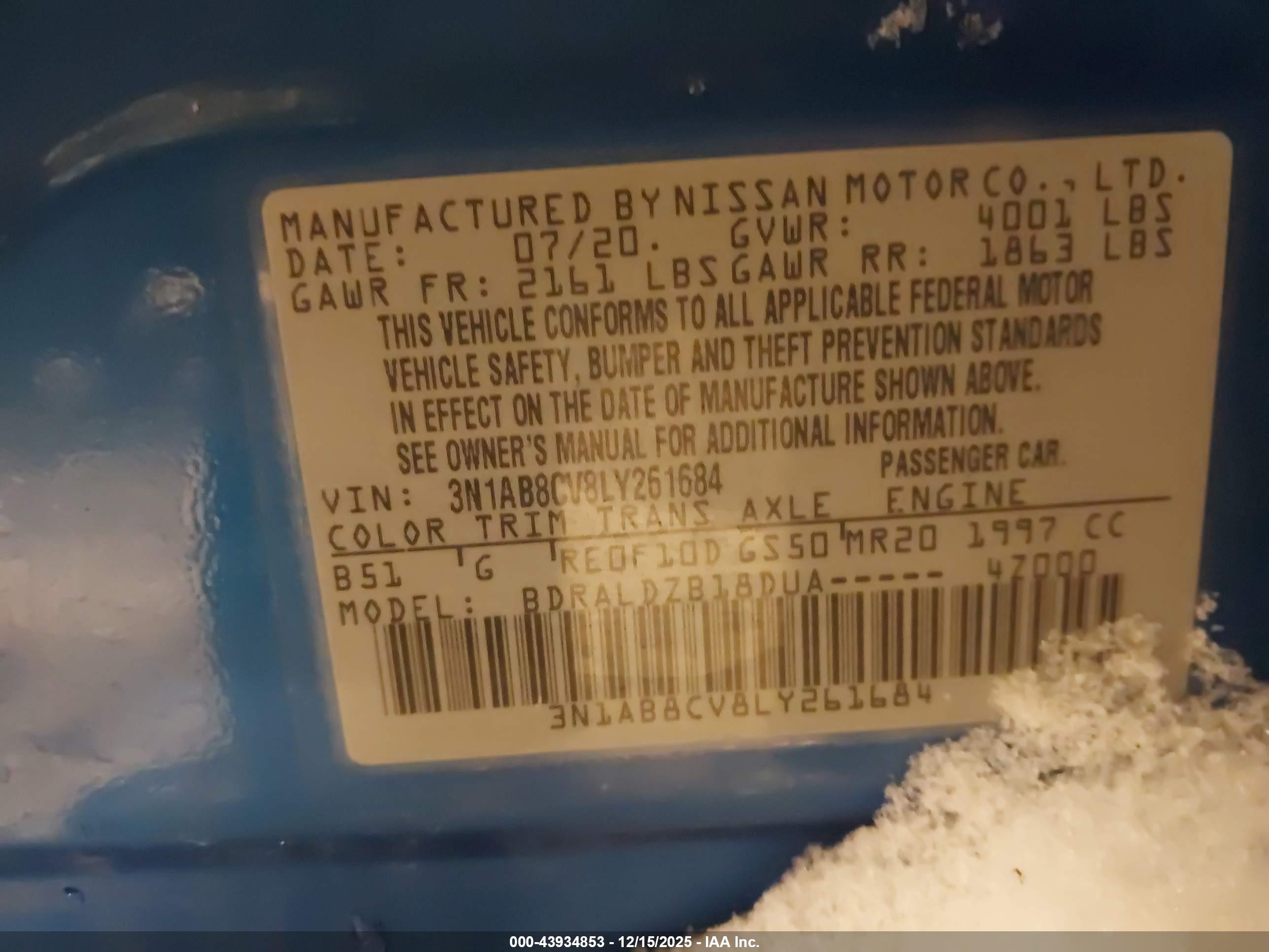 NISSAN SENTRA image 9