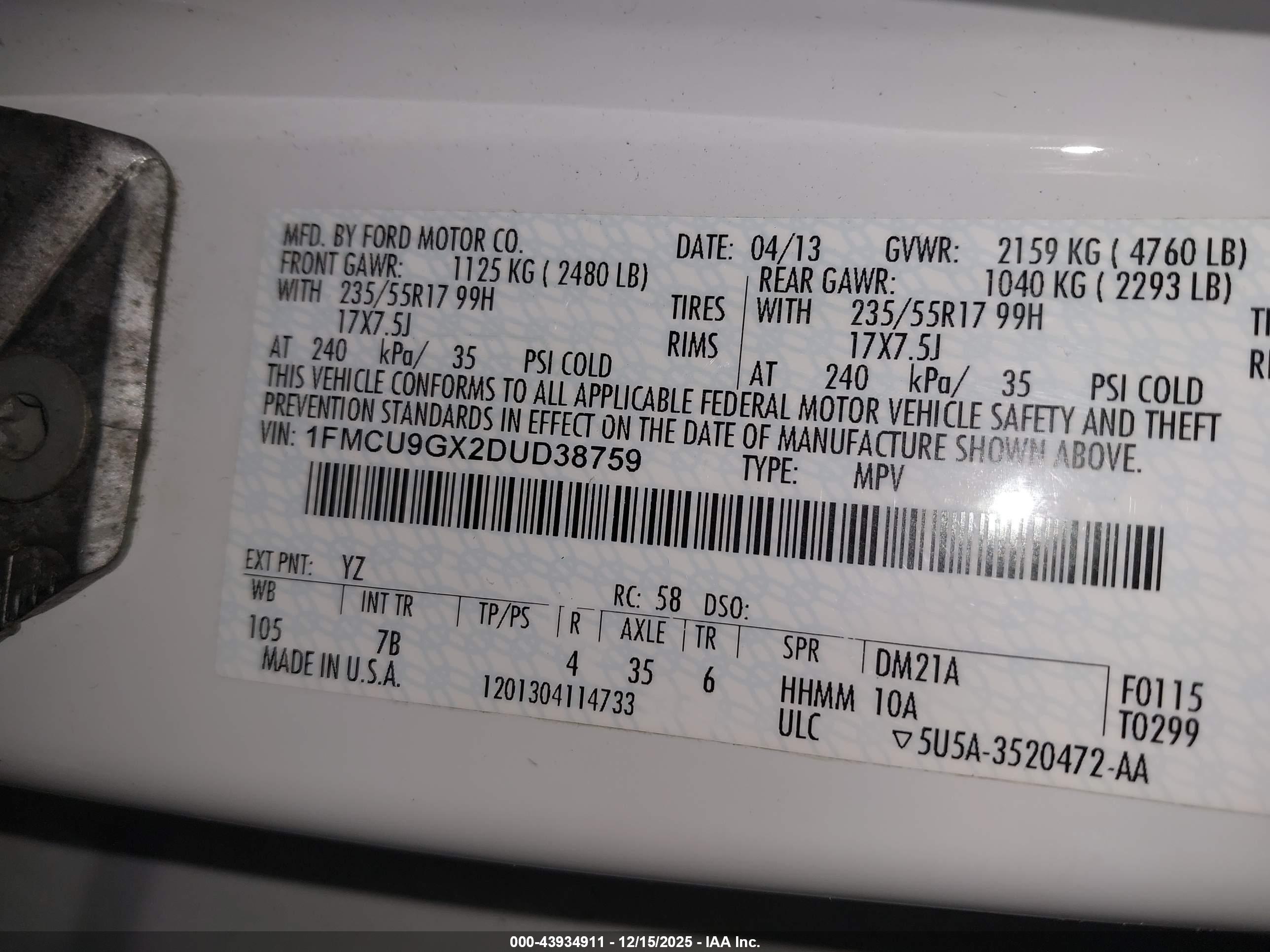 FORD ESCAPE image 9