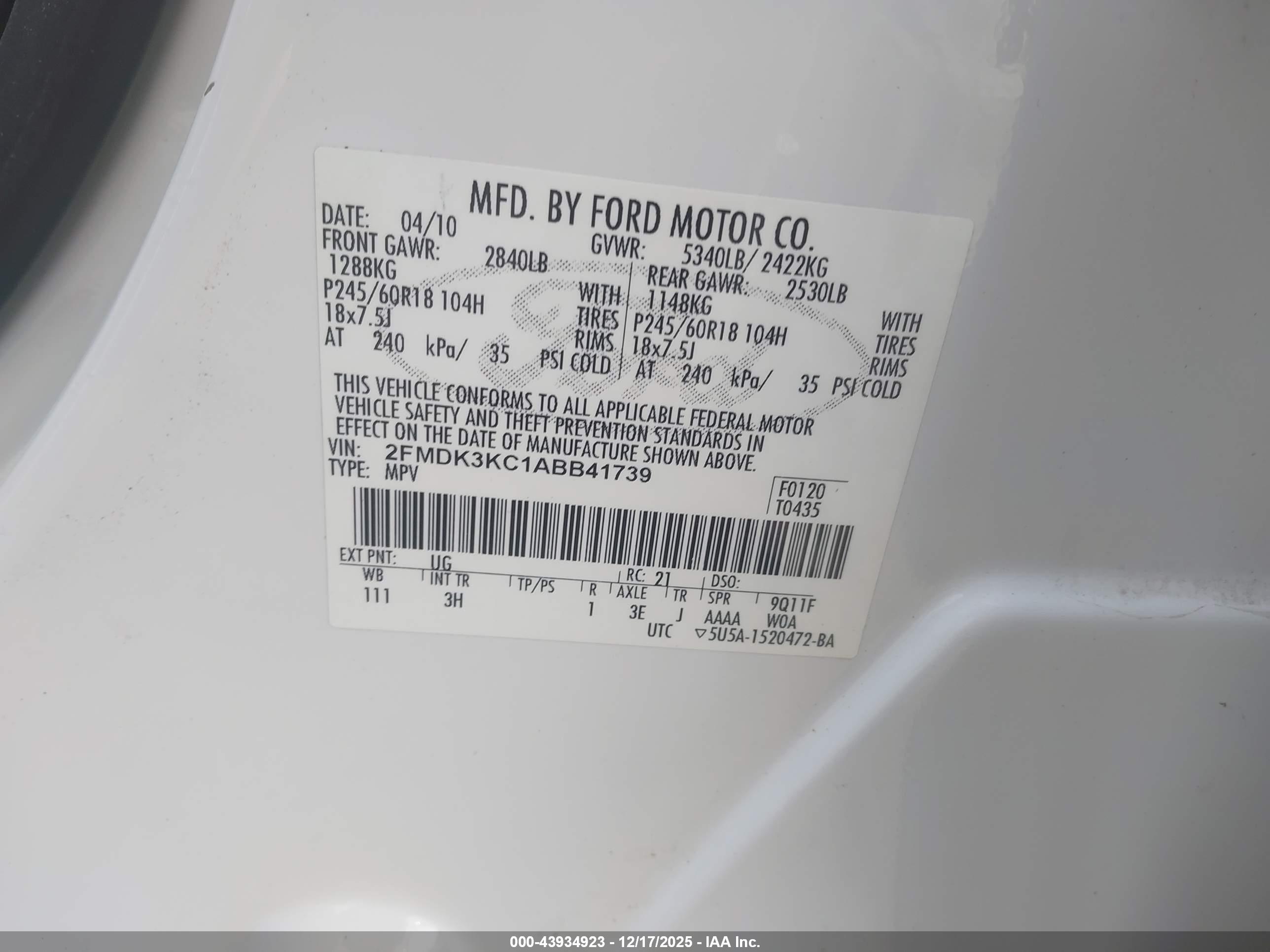 FORD EDGE image 9