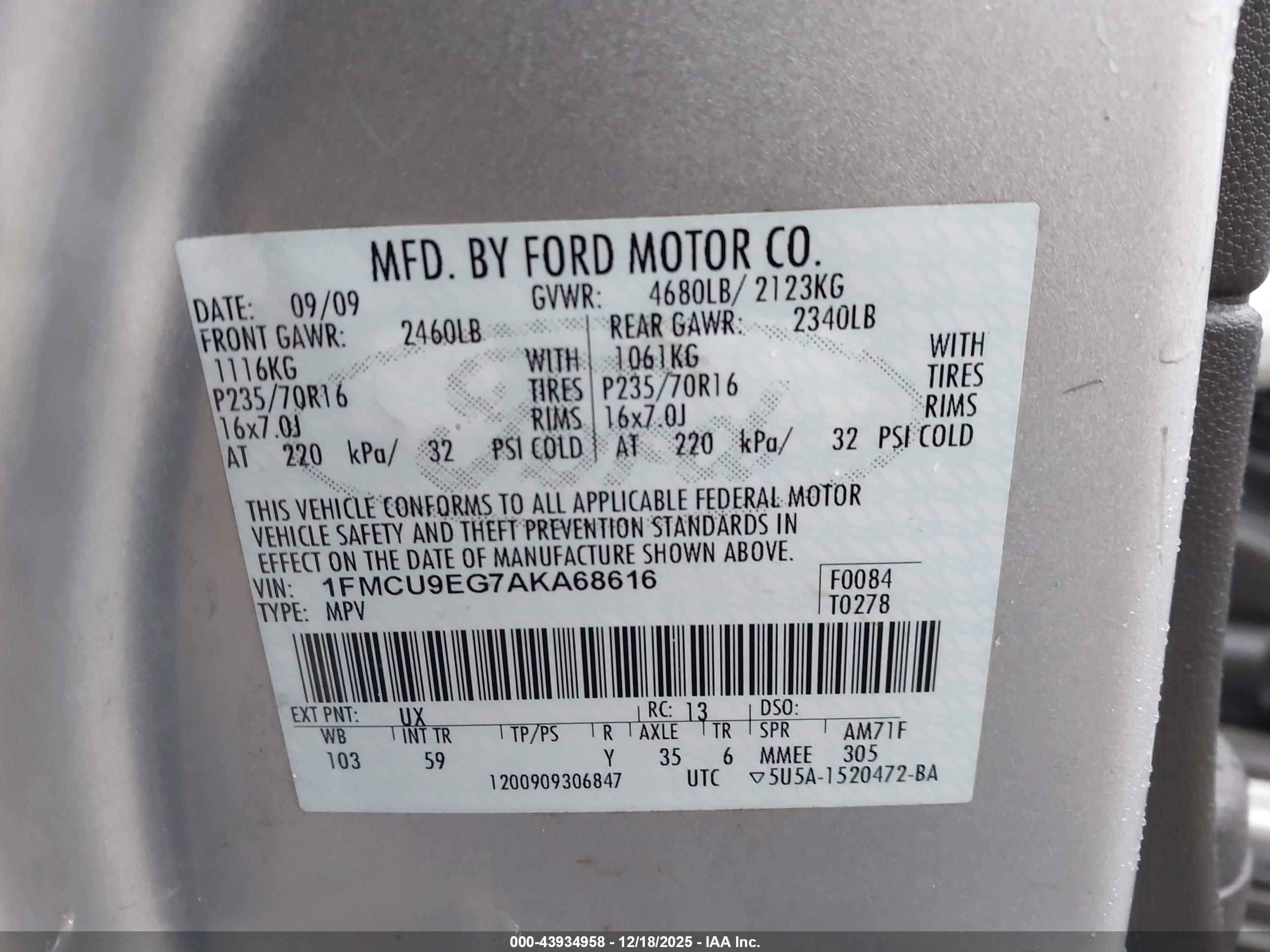 FORD ESCAPE image 9