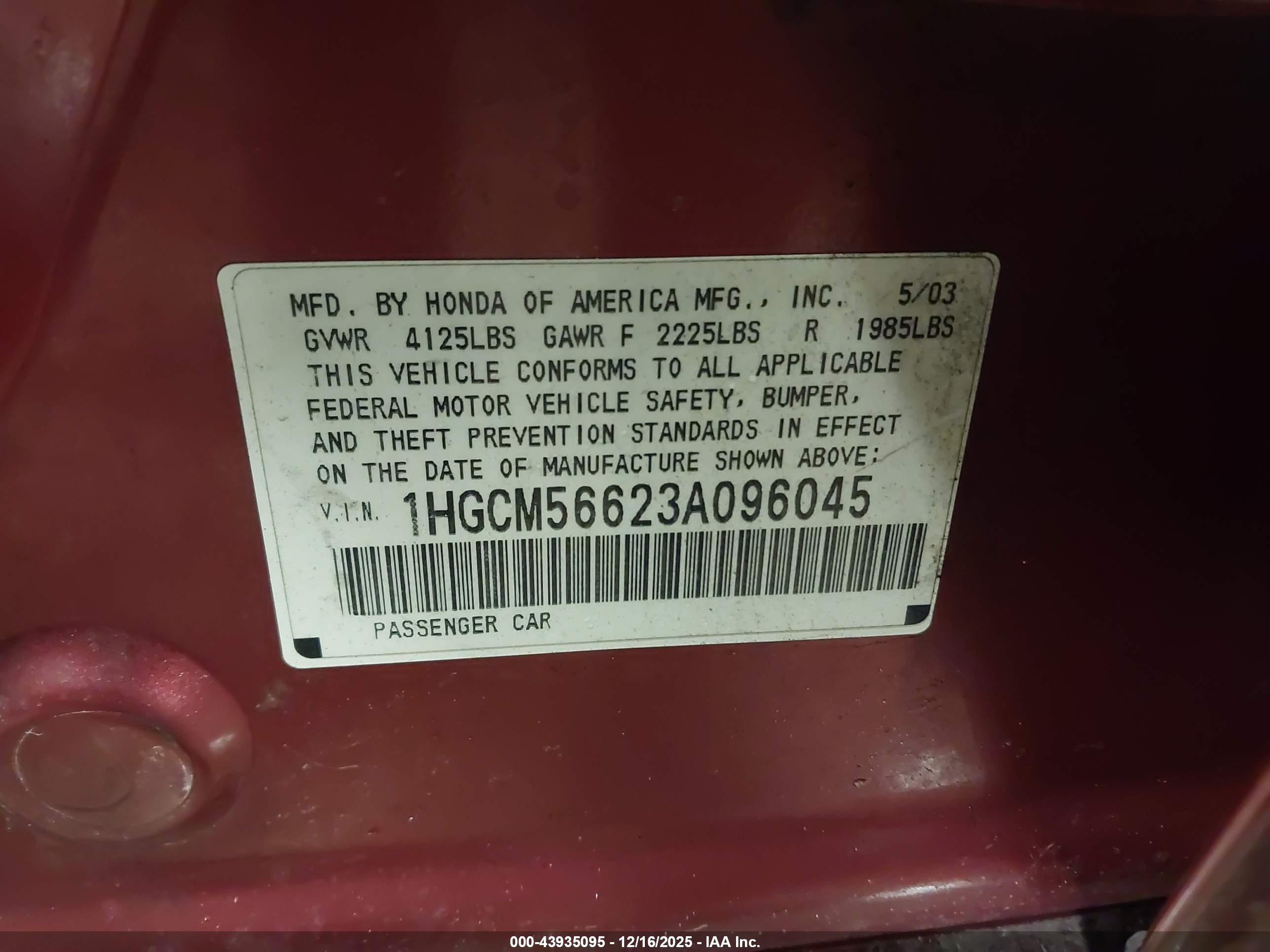 HONDA ACCORD image 9