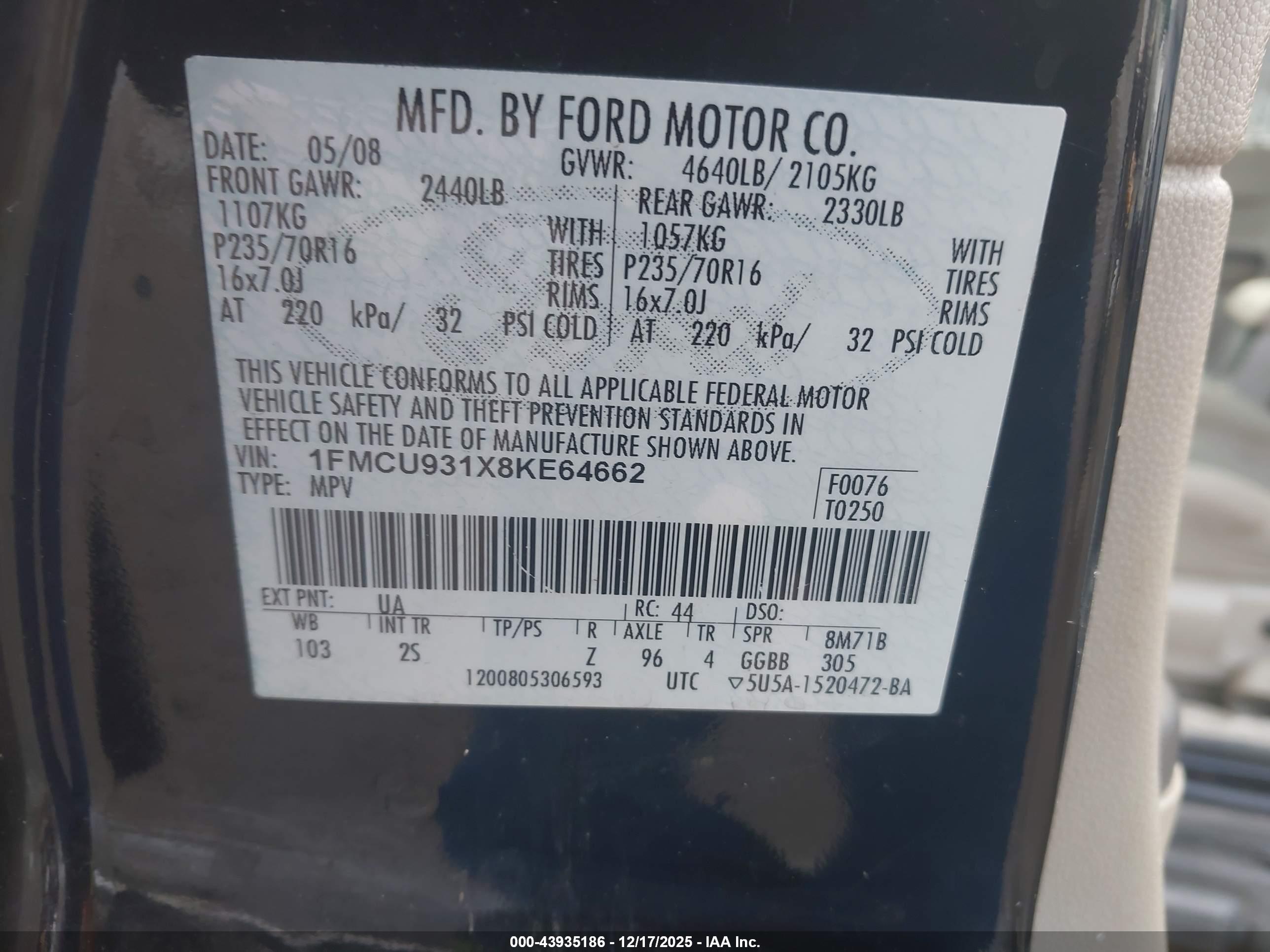 FORD ESCAPE image 9