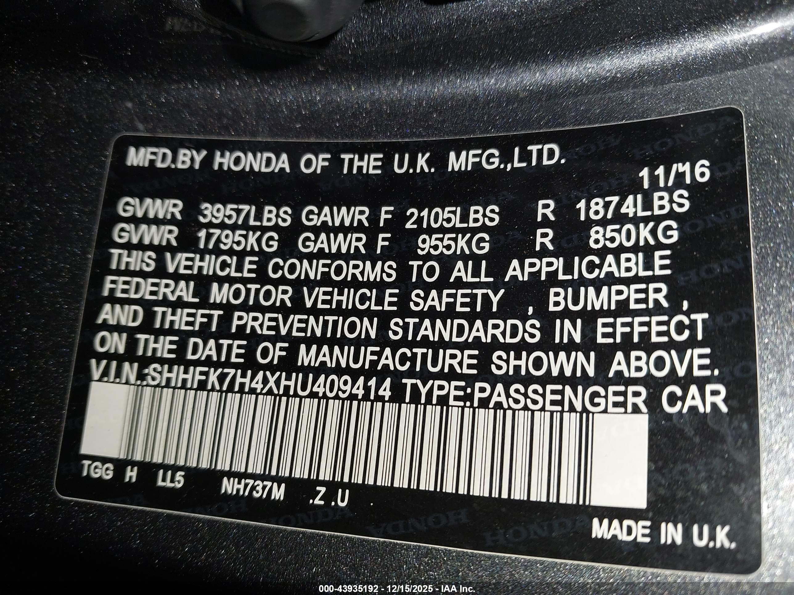 HONDA CIVIC image 9