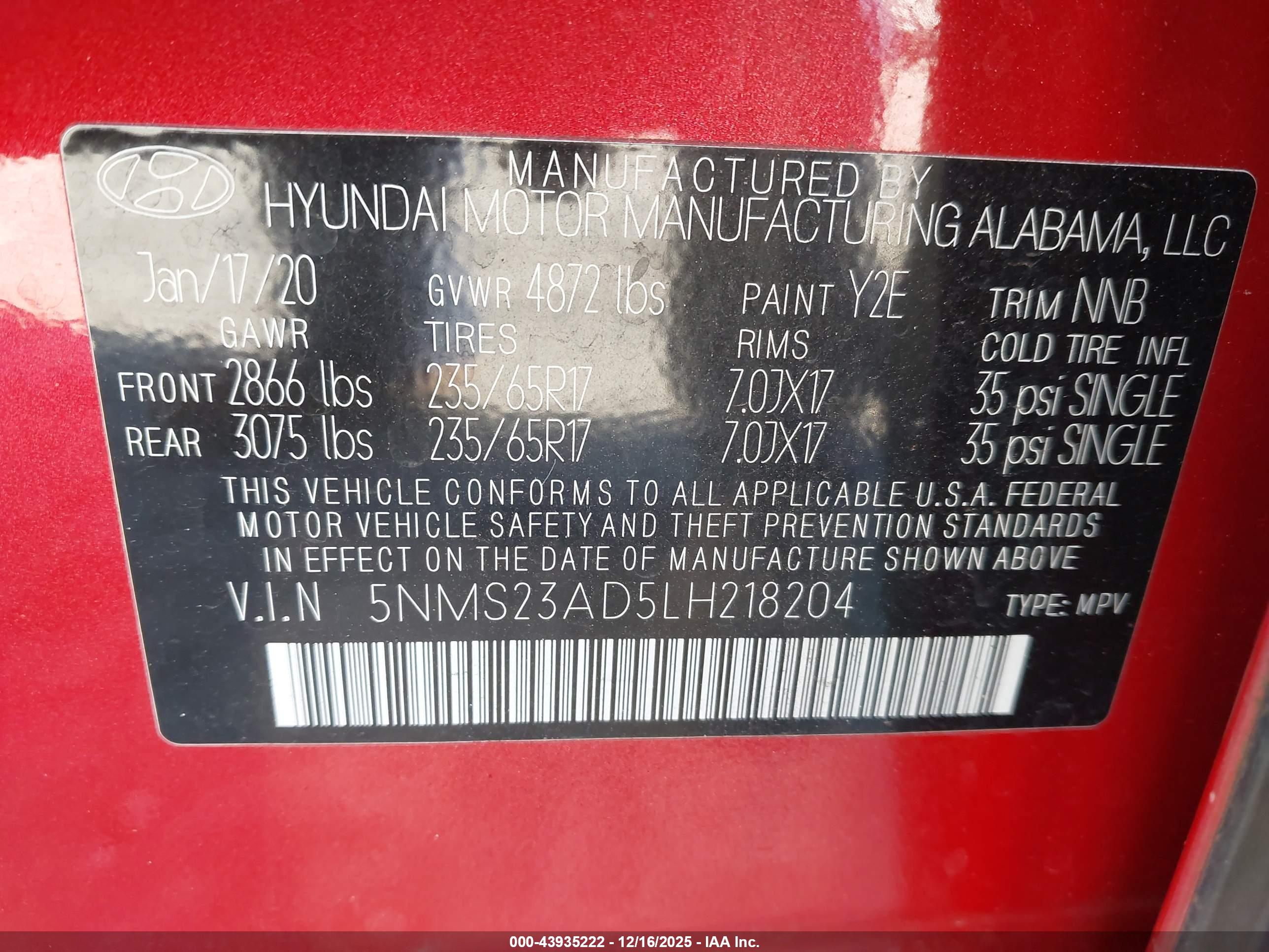 HYUNDAI SANTA image 9