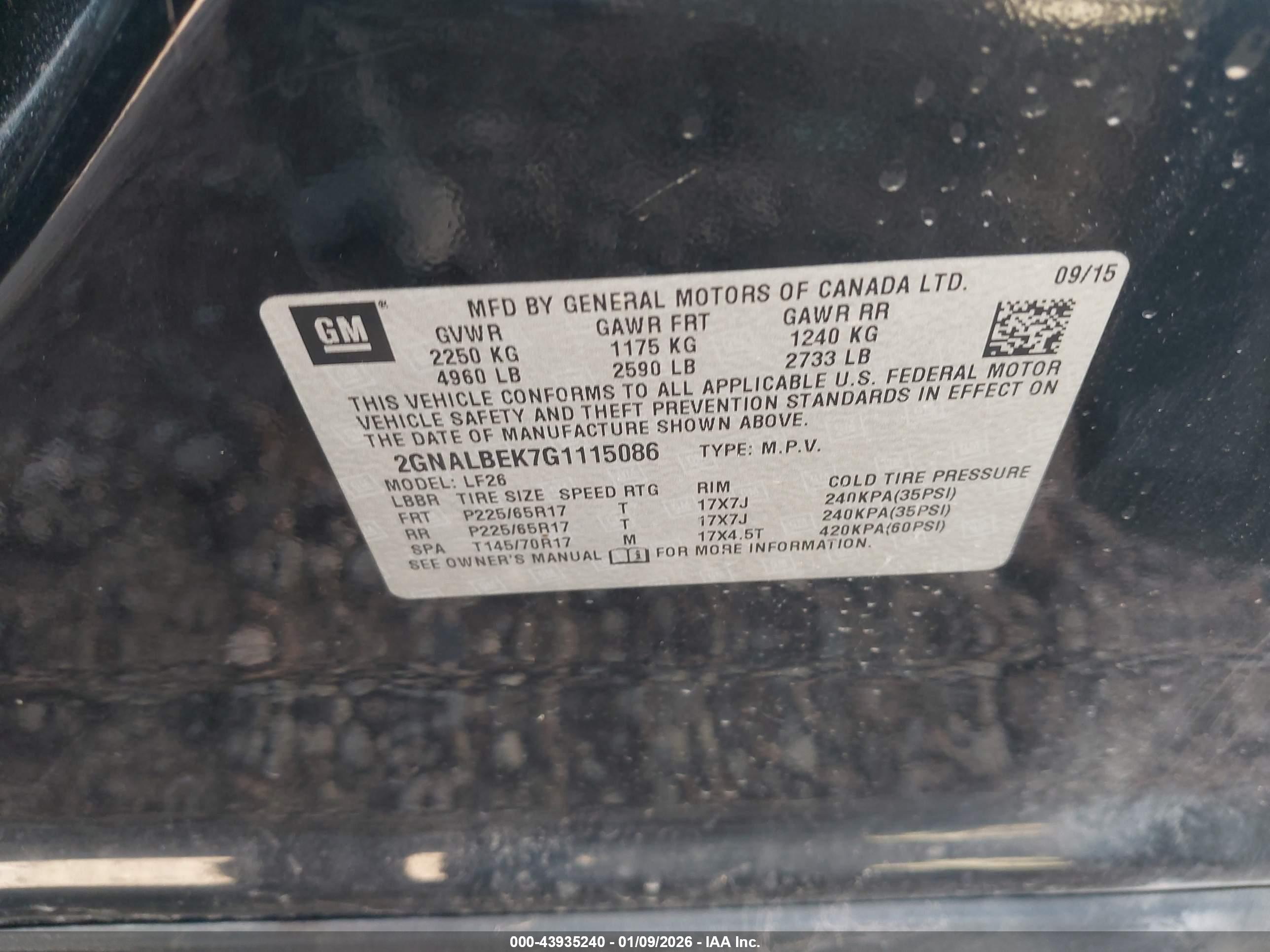 CHEVROLET EQUINOX image 9