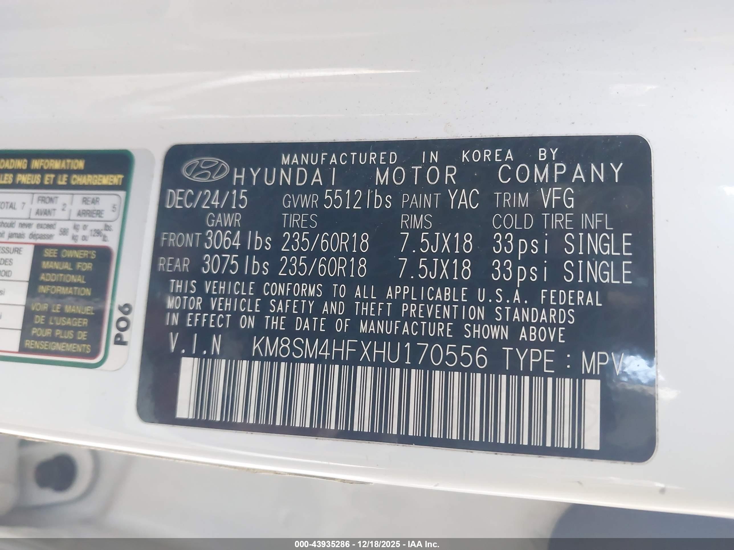 HYUNDAI SANTA image 9