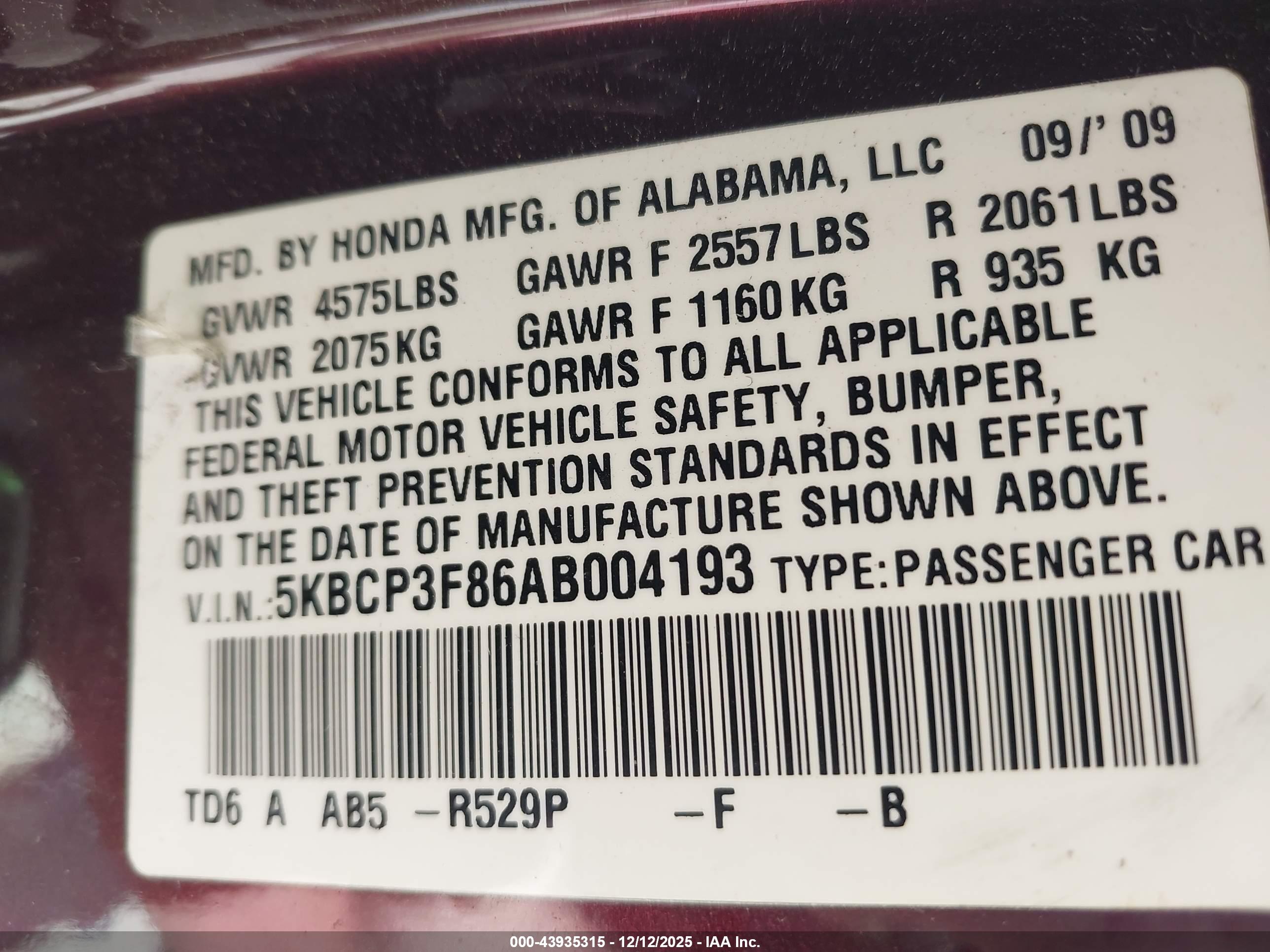 HONDA ACCORD image 9
