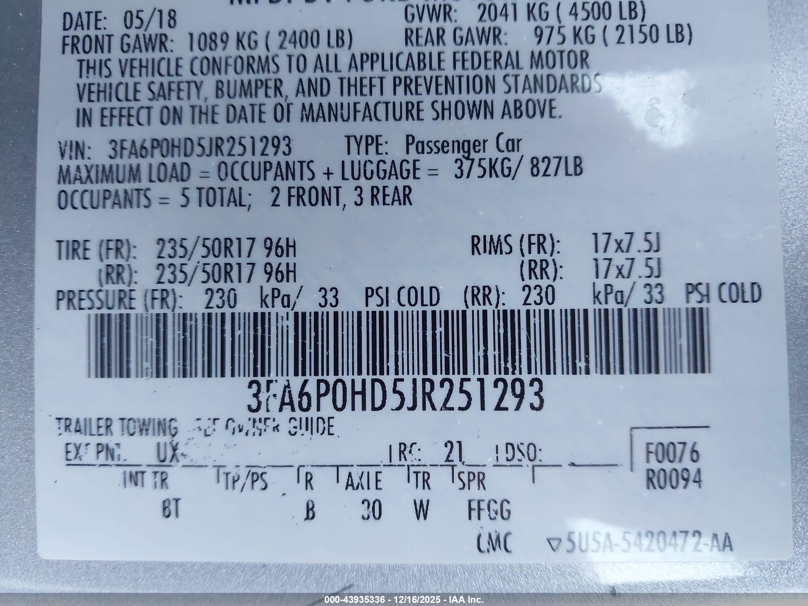 FORD FUSION image 9