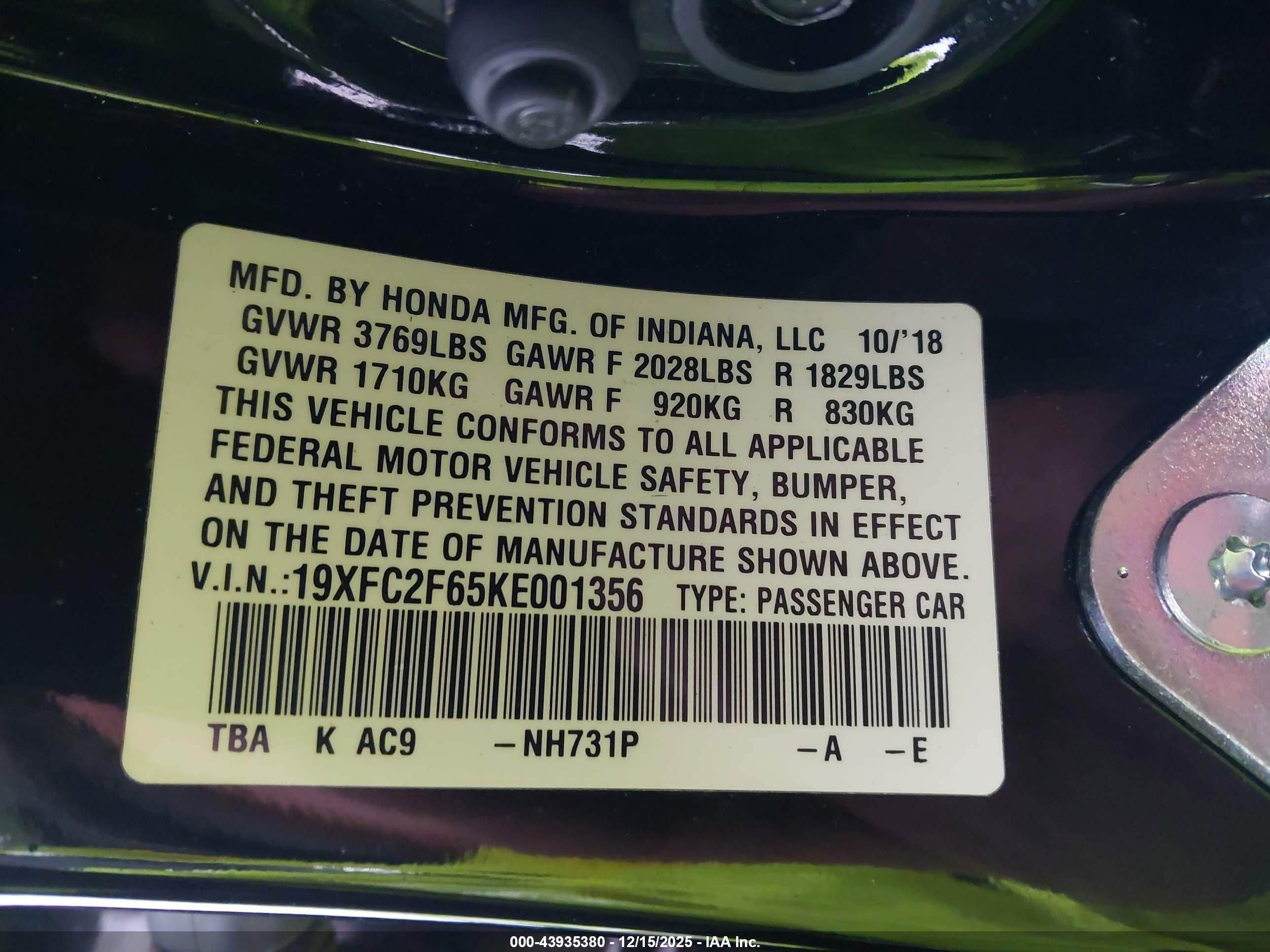 HONDA CIVIC image 9