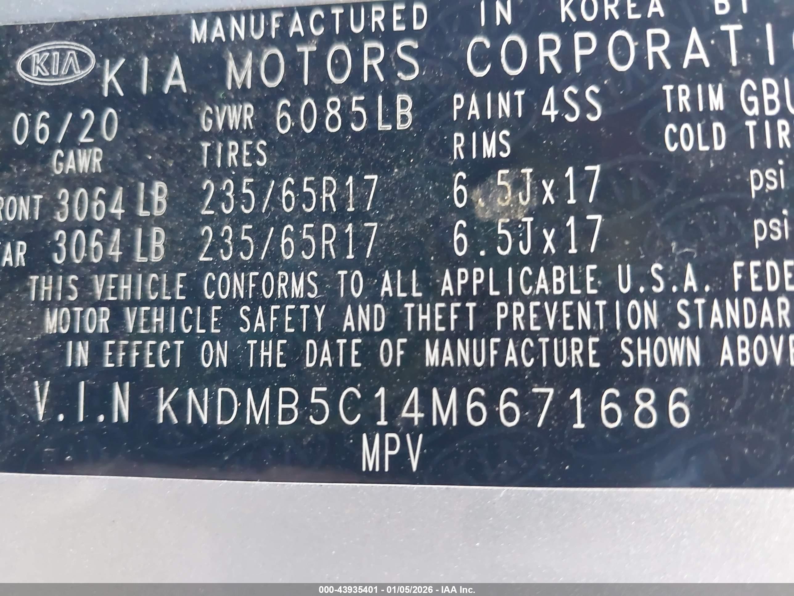 KIA SEDONA image 9