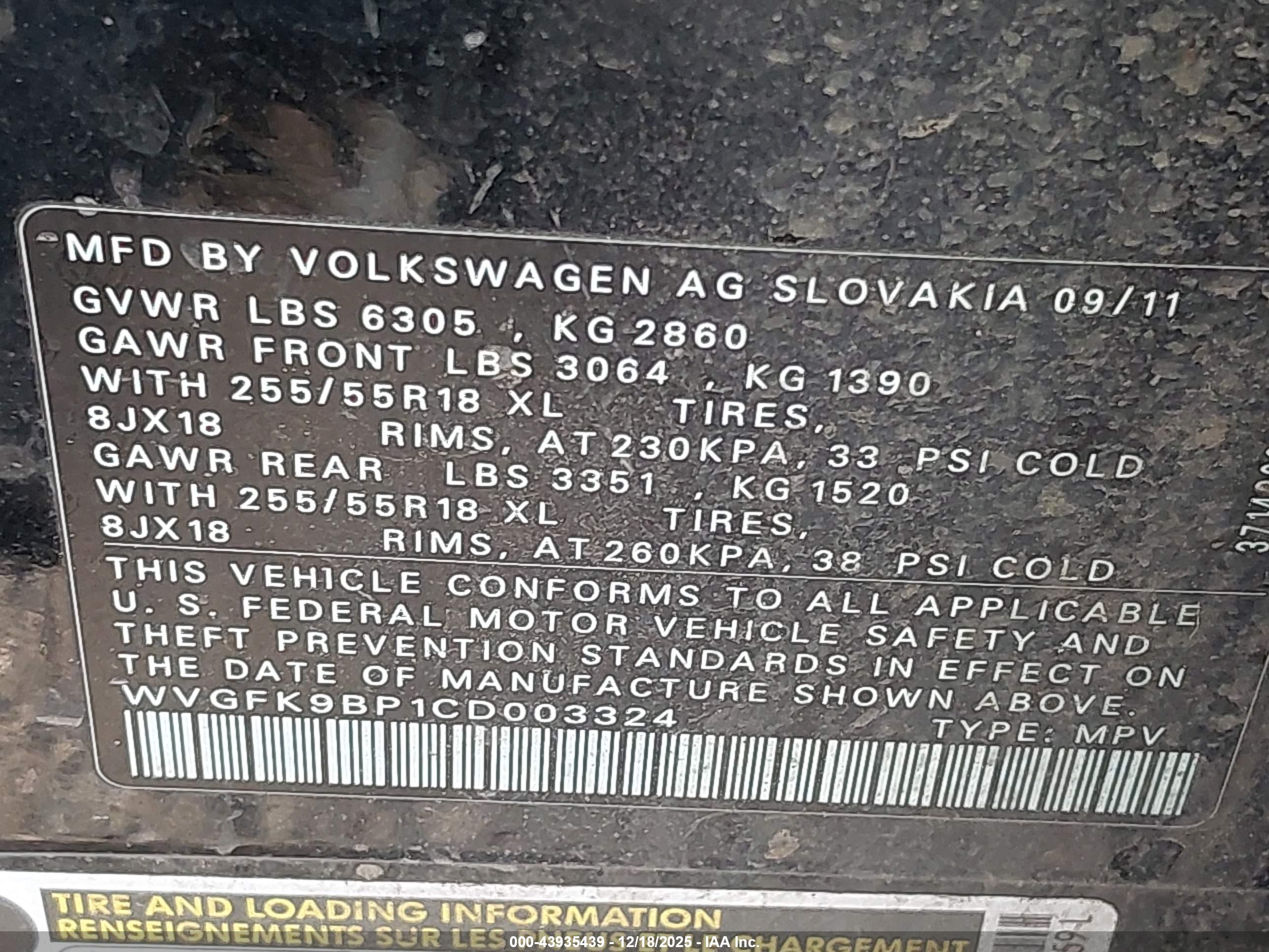 VOLKSWAGEN TOUAREG image 9
