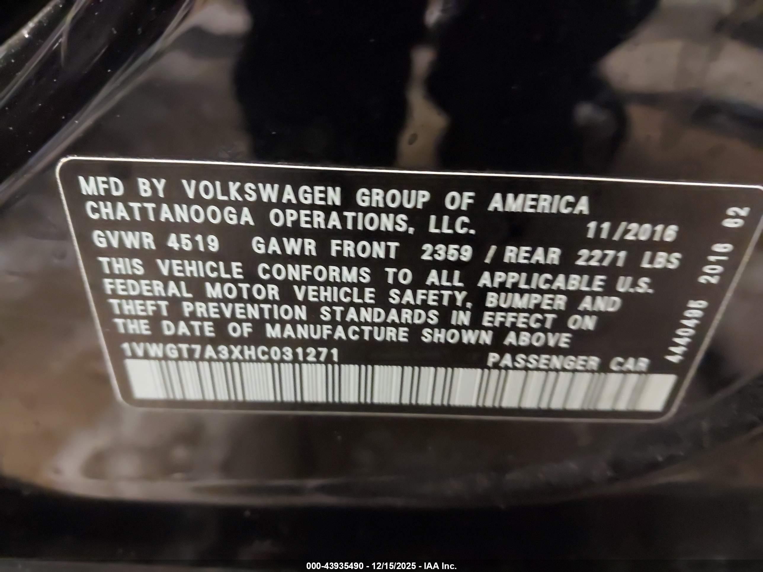 VOLKSWAGEN PASSAT image 9