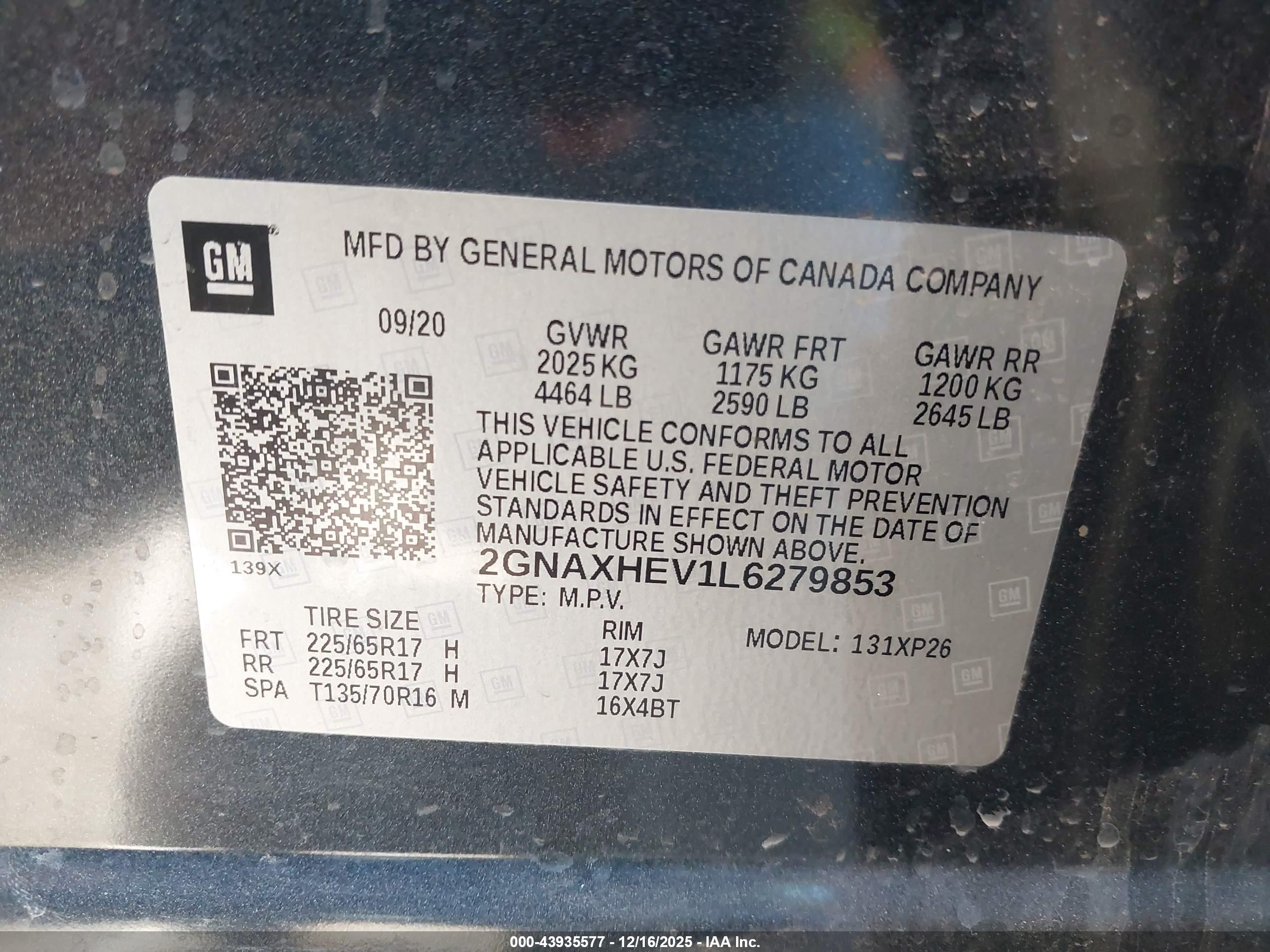 CHEVROLET EQUINOX image 9